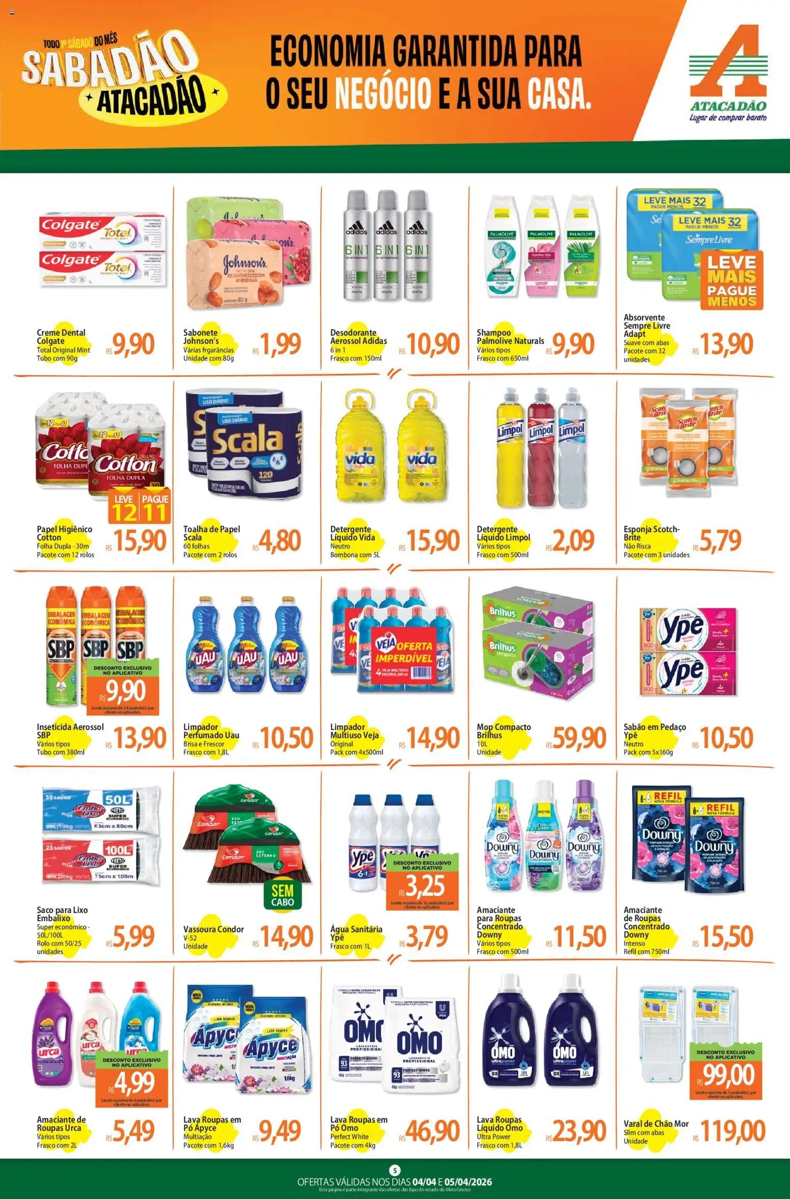 Atacadão folheto a partir de 04/04/2026 Atacadão ofertas - MT (2026-04-04 - 2026-04-05)