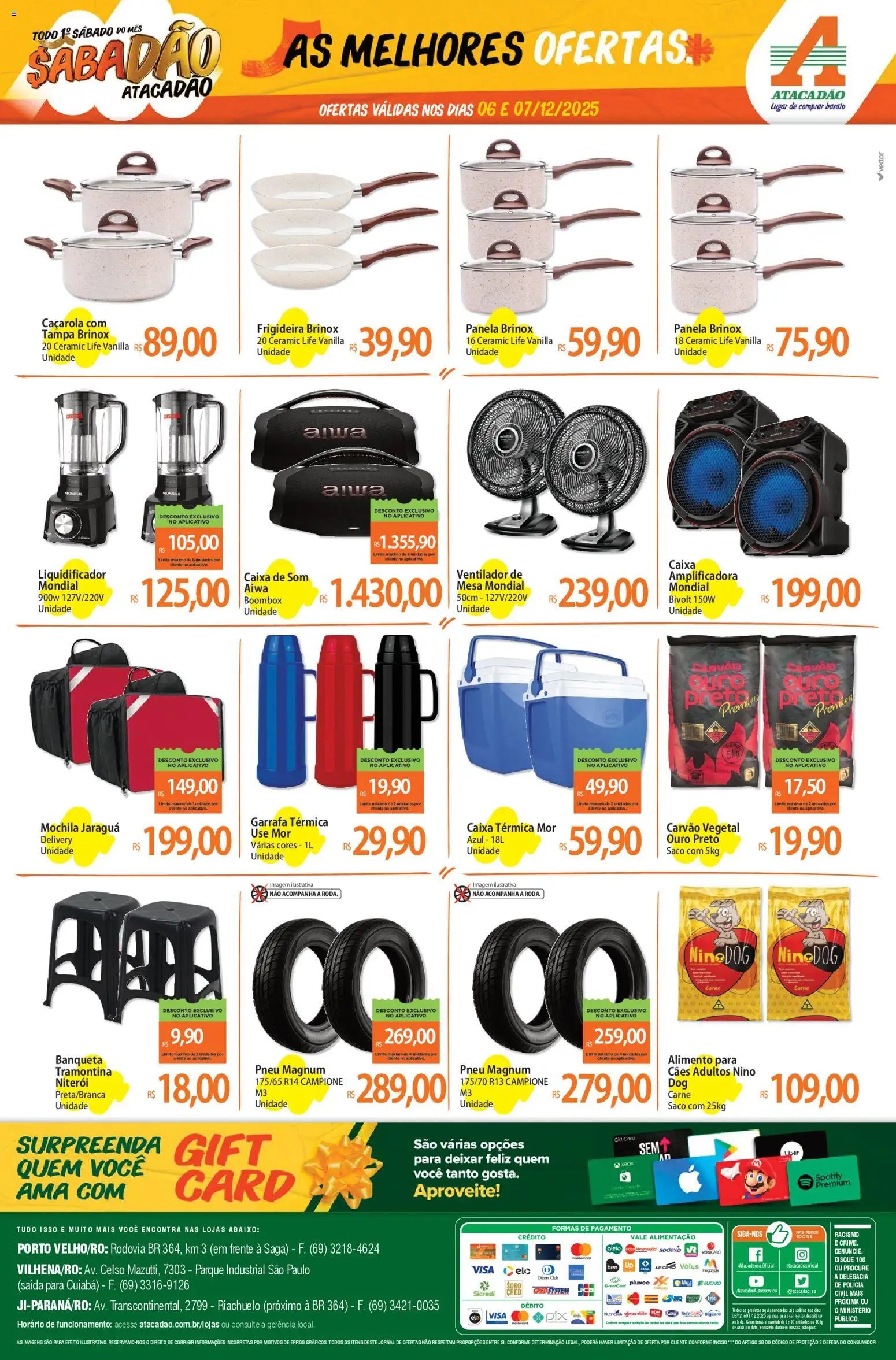 Atacadão folheto a partir de 06/12/2025 Ofertas - RO (2025-12-06 - 2025-12-07)