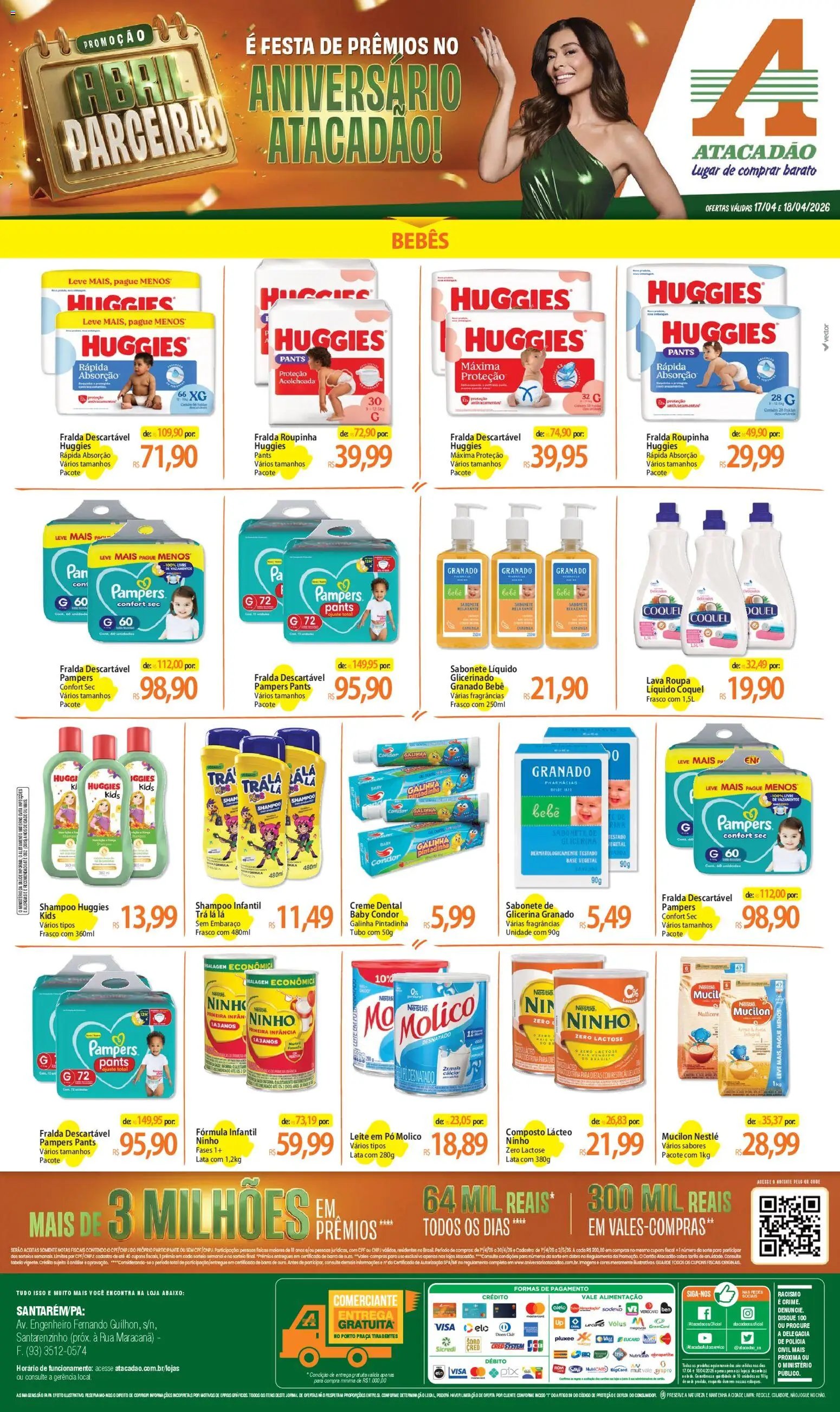 Atacadão folheto a partir de 17/04/2026 Atacadão ofertas - PA (2026-04-17 - 2026-04-18)