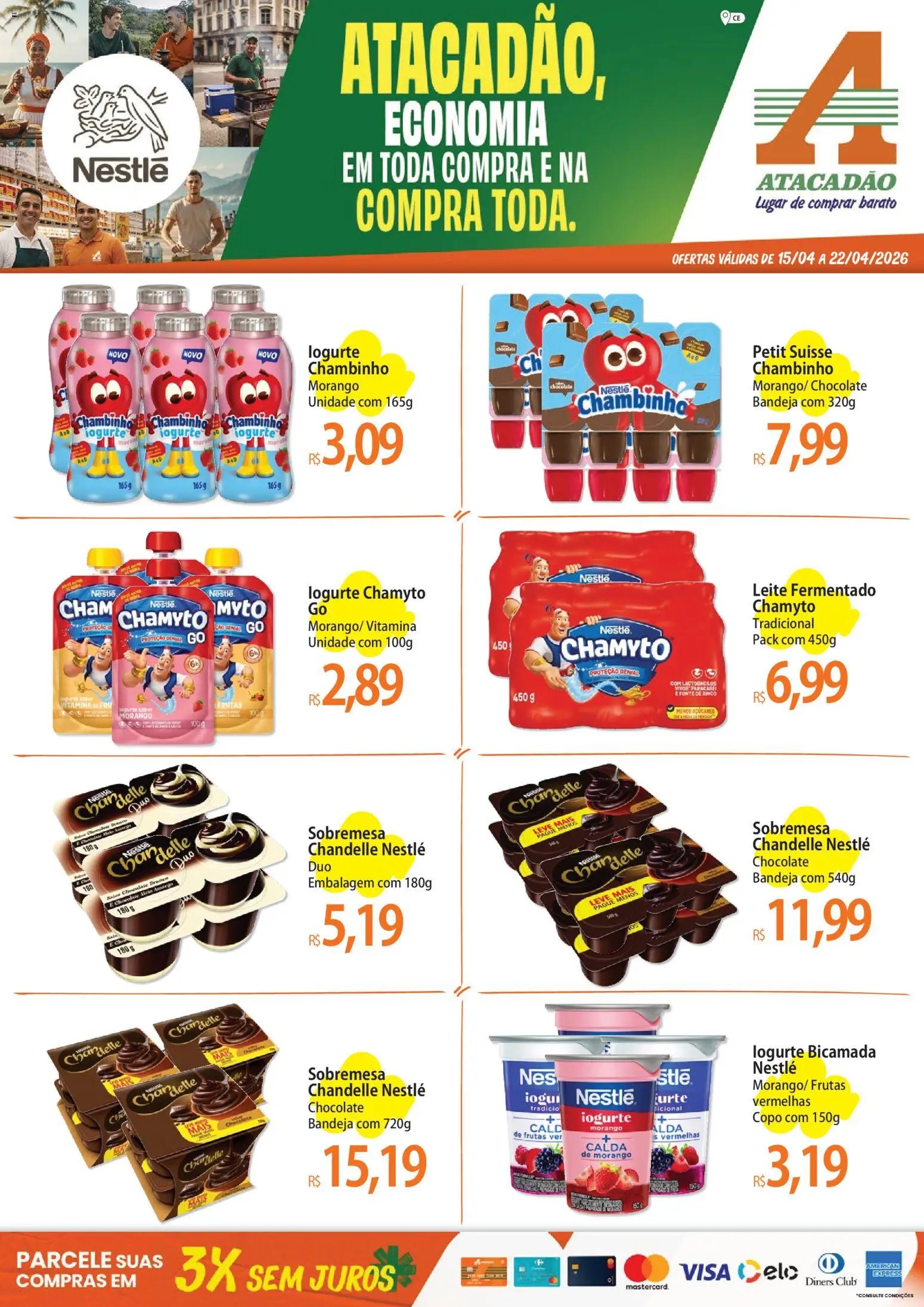 Atacadão folheto a partir de 15/04/2026 Atacadão ofertas - CE (2026-04-15 - 2026-04-22)
