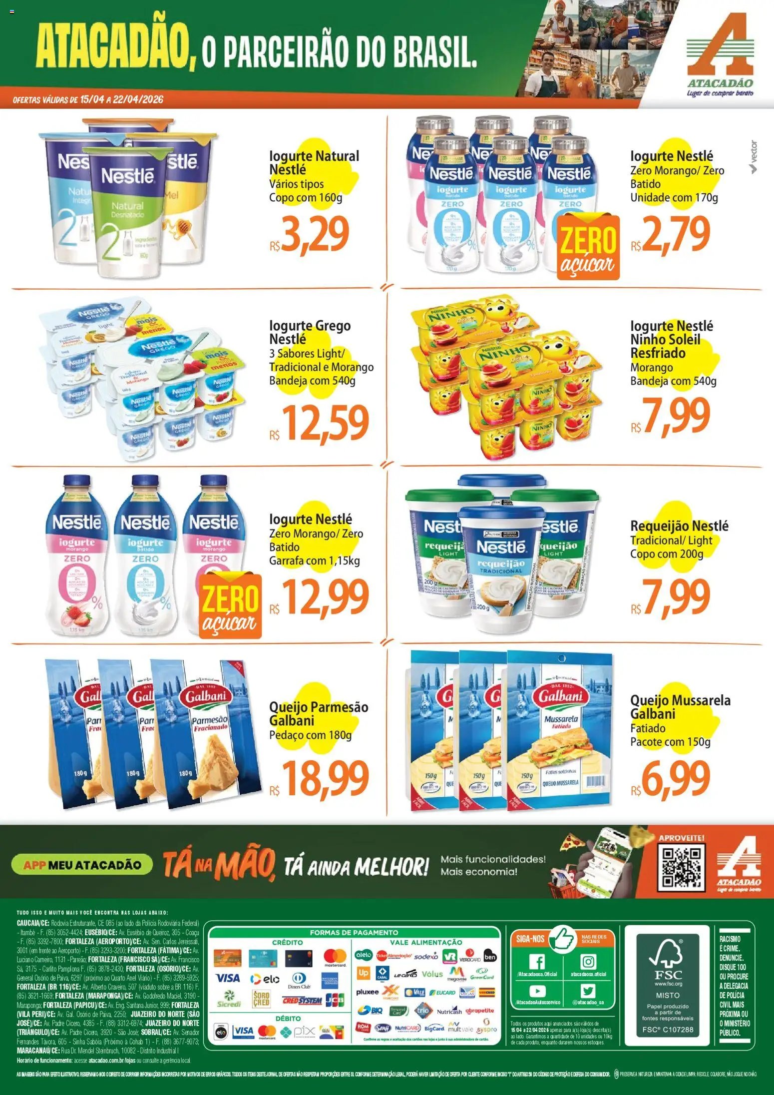 Atacadão folheto a partir de 15/04/2026 Atacadão ofertas - CE (2026-04-15 - 2026-04-22)