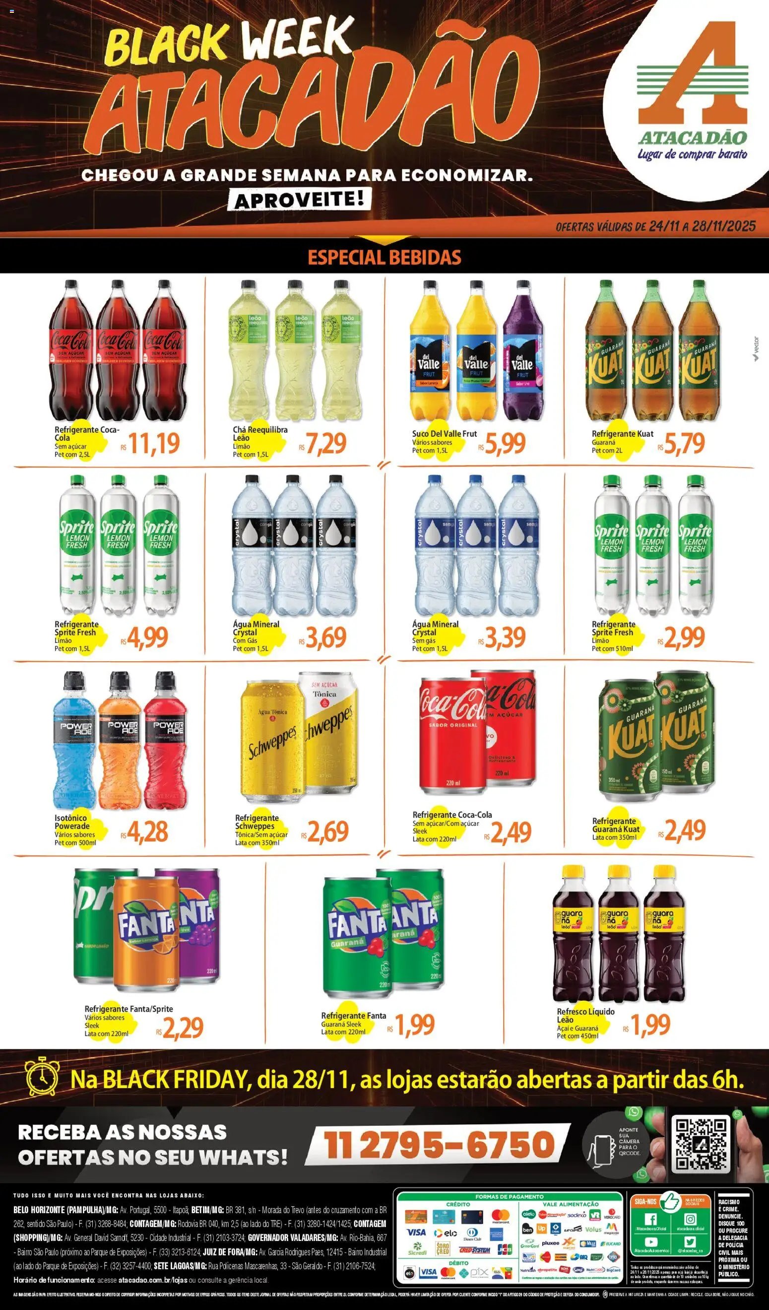 Atacadão folheto a partir de 24/11/2025 Ofertas - MG (2025-11-24 - 2025-11-28)