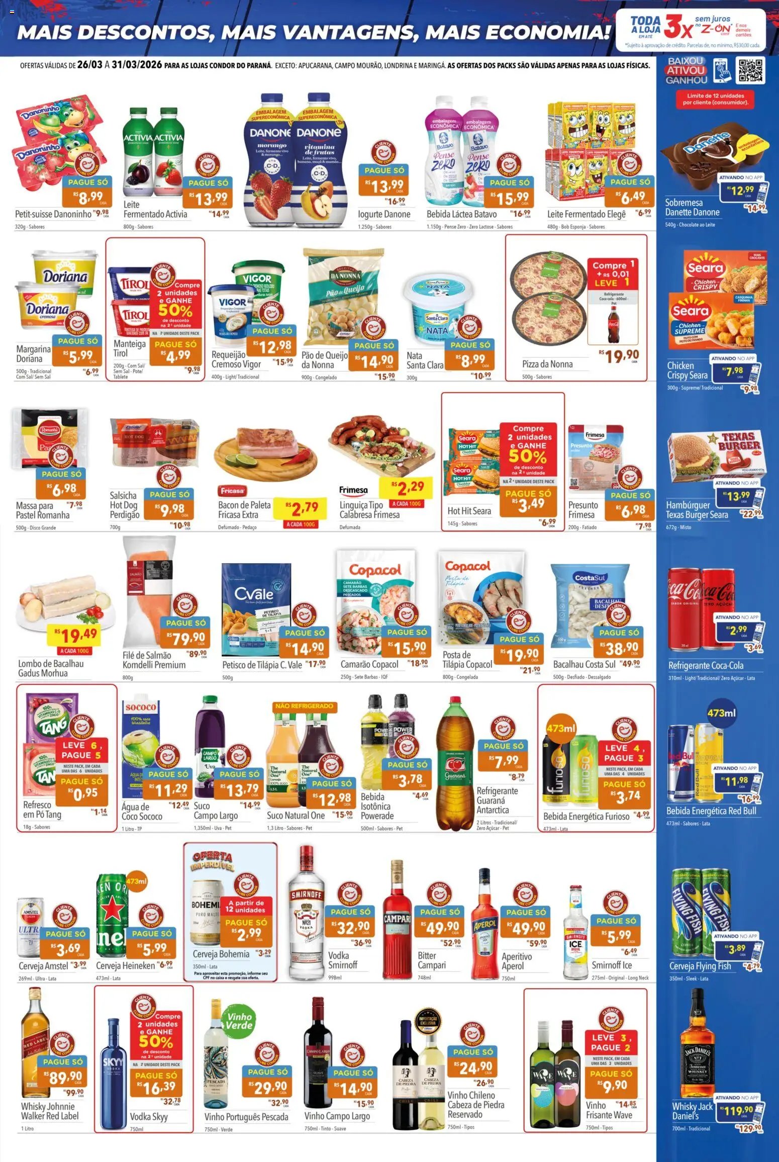 Supermercados Condor folheto a partir de 26/03/2026 Supermercados Condor - Ofertas da semana (2026-03-26 - 2026-05-31)
