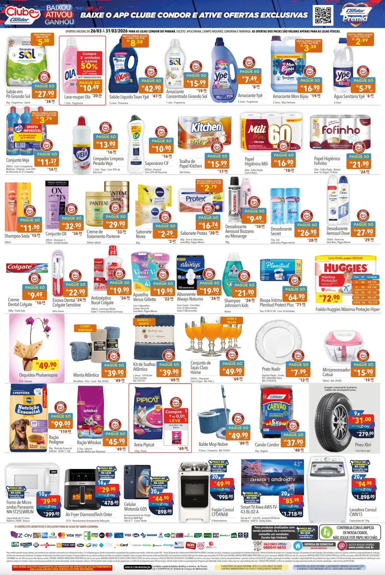 Supermercados Condor folheto a partir de 26/03/2026 Supermercados Condor - Ofertas da semana (2026-03-26 - 2026-05-31)