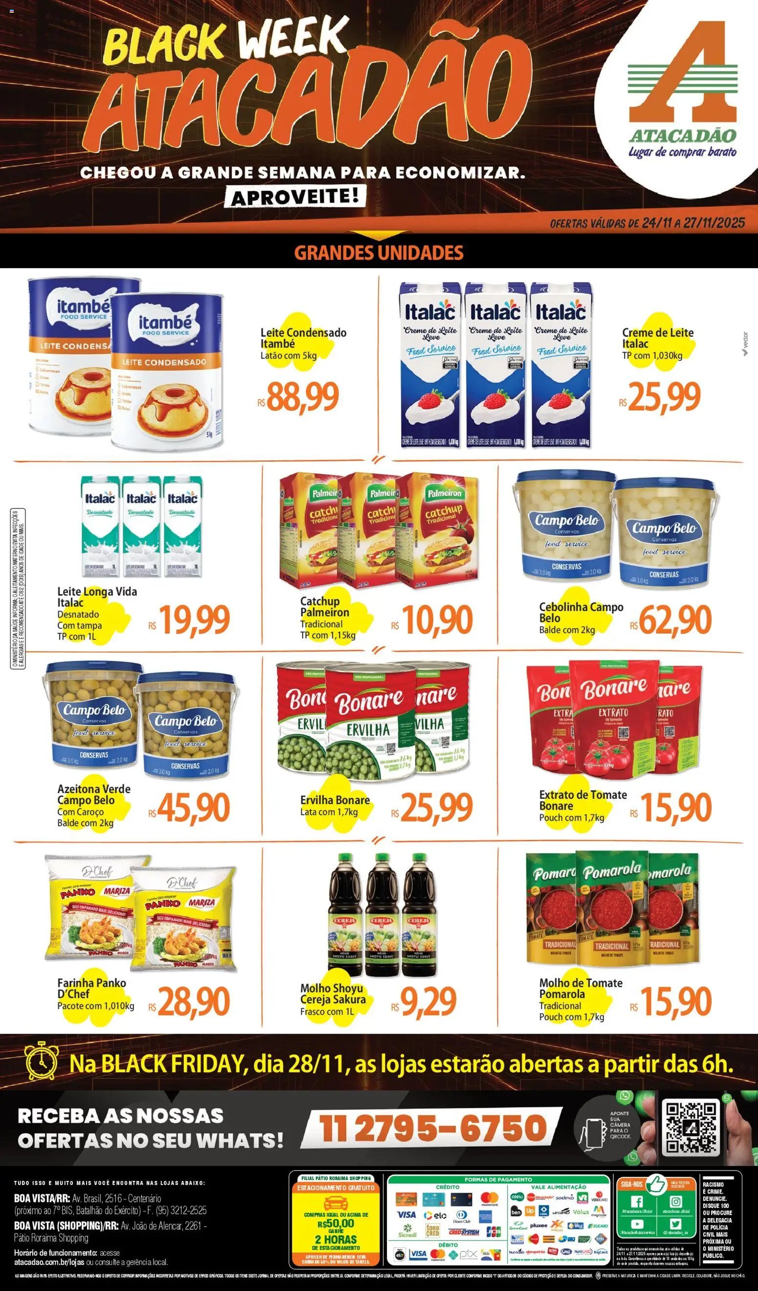 Atacadão folheto a partir de 24/11/2025 Ofertas - RR (2025-11-24 - 2025-11-27)