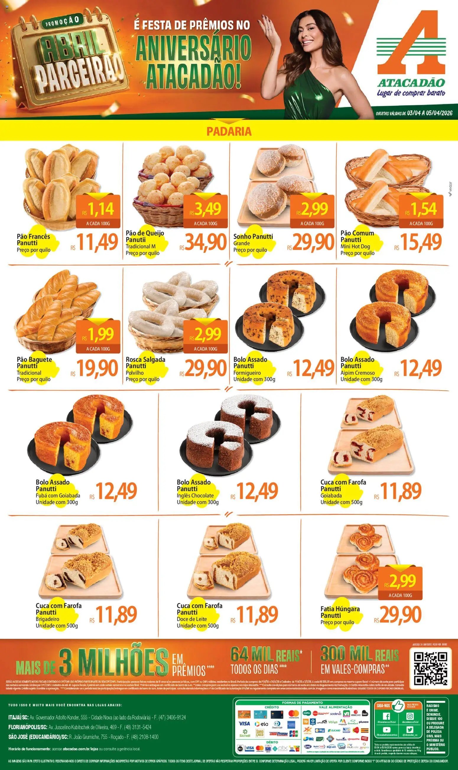 Atacadão folheto a partir de 03/04/2026 Atacadão ofertas - SC (2026-04-03 - 2026-04-05)