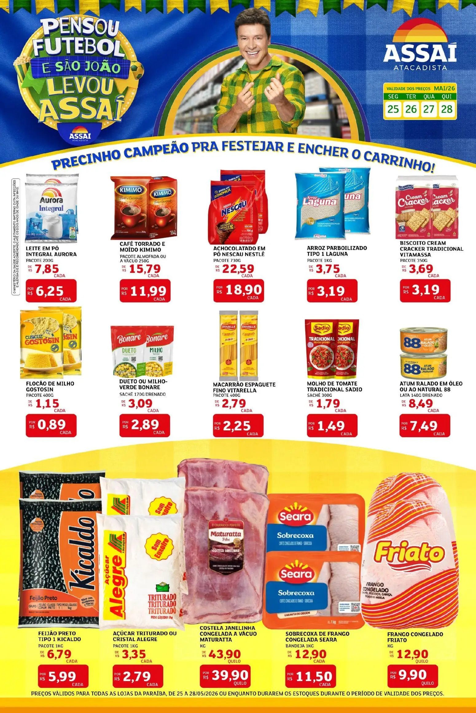 Assaí Atacadista folheto a partir de 25/05/2026 Assaí Atacadista ofertas - PB (2026-05-25 - 2026-05-28)
