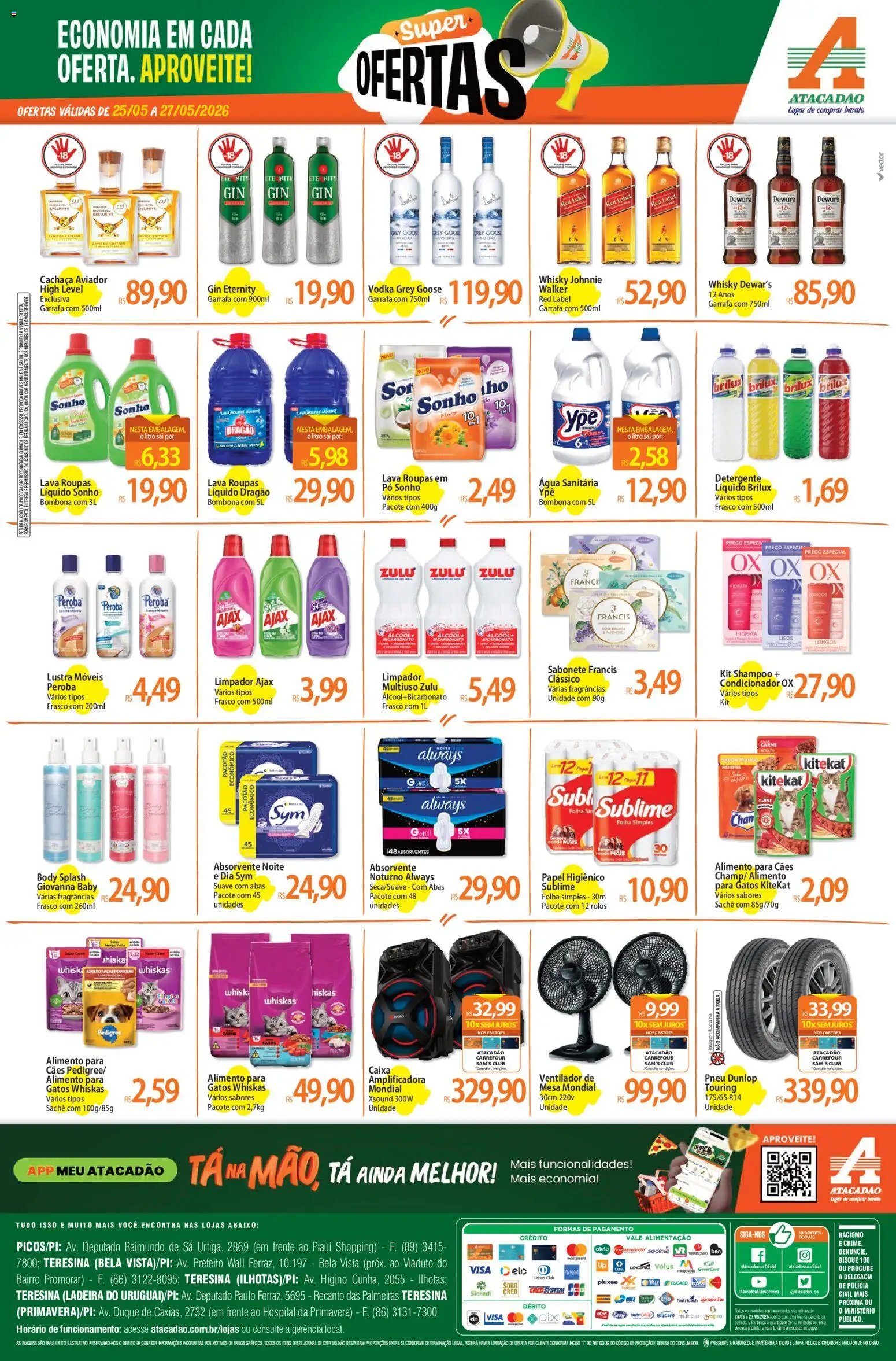 Atacadão folheto a partir de 25/05/2026 Atacadão ofertas - PI (2026-05-25 - 2026-05-27)