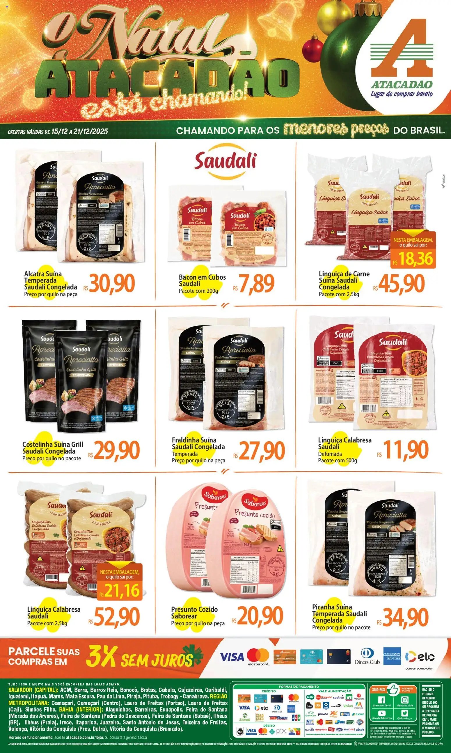 Atacadão folheto a partir de 15/12/2025 Ofertas - BA (2025-12-15 - 2025-12-21)