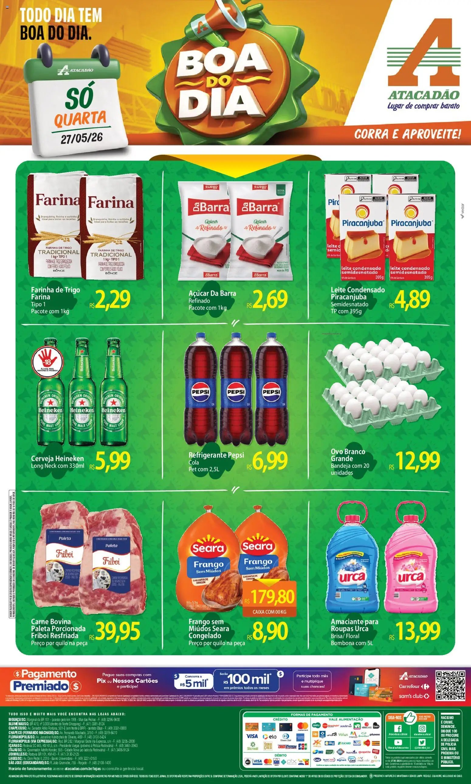 Atacadão folheto a partir de 27/05/2026 Atacadão ofertas - SC (2026-05-27 - 2026-05-27)