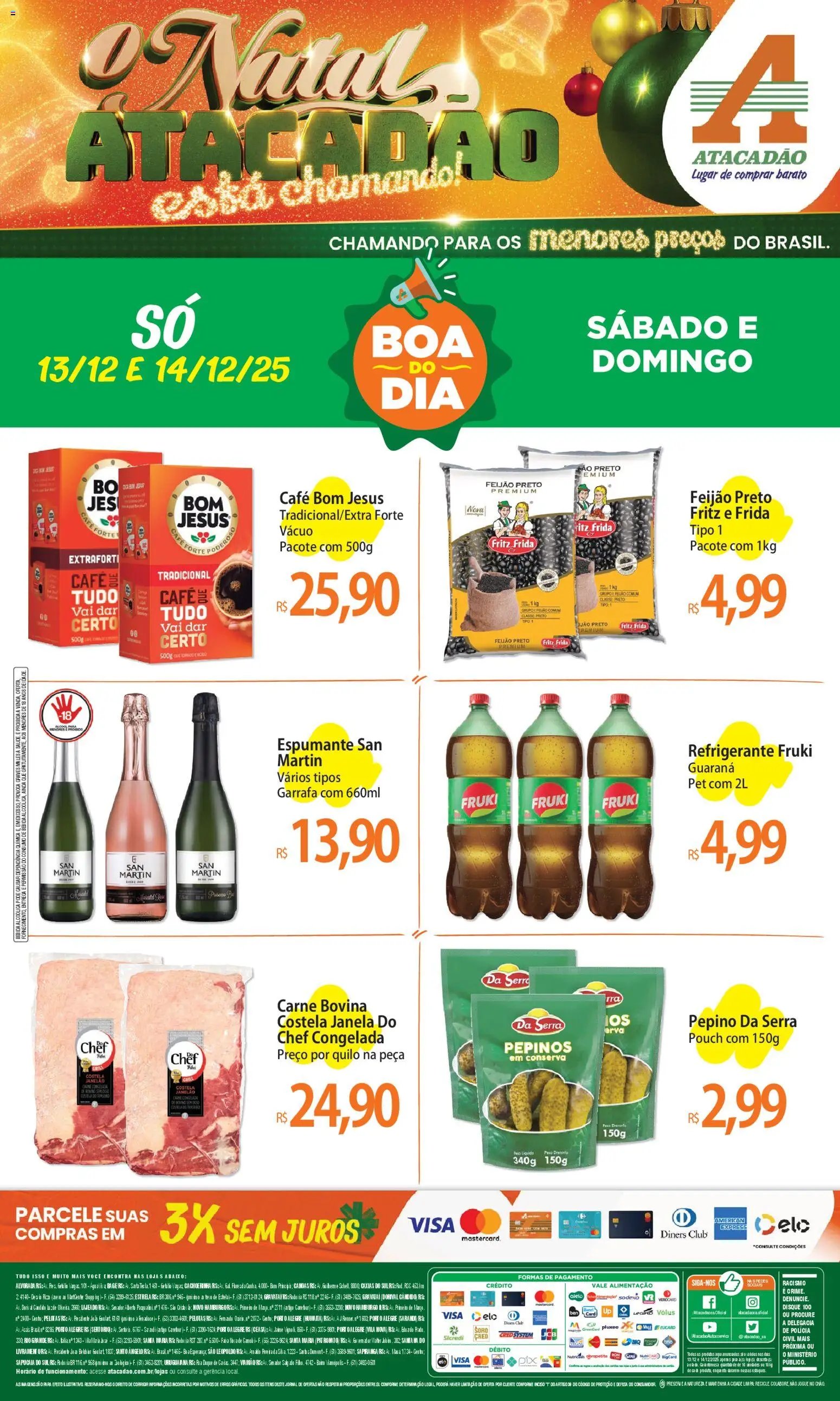 Atacadão folheto a partir de 13/12/2025 Ofertas - RS (2025-12-13 - 2025-12-14)