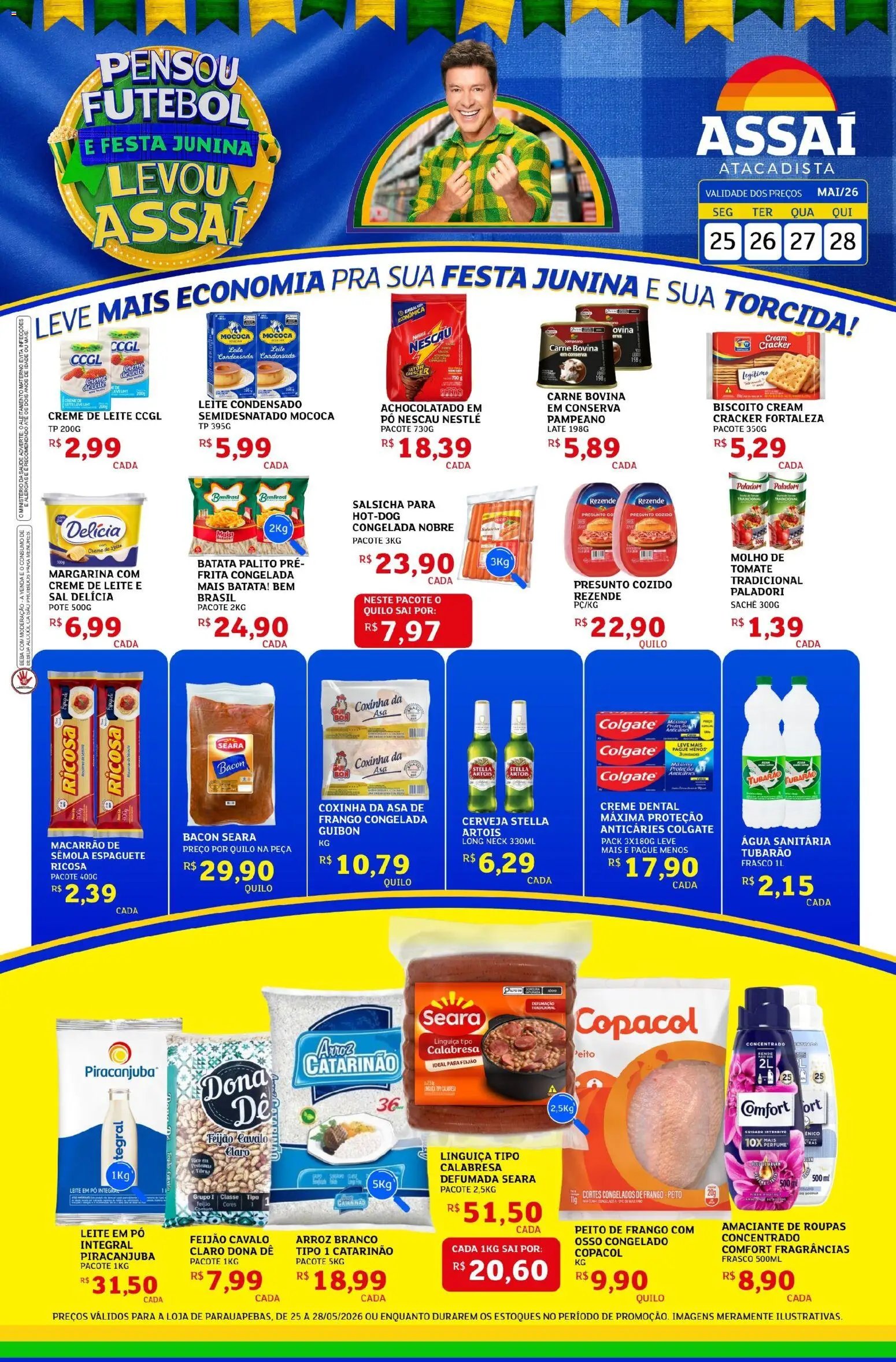 Assaí Atacadista folheto a partir de 25/05/2026 Assaí Atacadista ofertas - PA (2026-05-25 - 2026-05-28)
