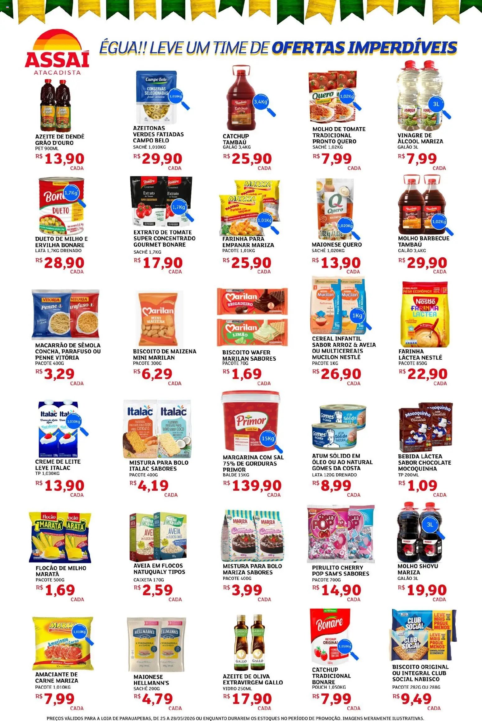 Assaí Atacadista folheto a partir de 25/05/2026 Assaí Atacadista ofertas - PA (2026-05-25 - 2026-05-28)