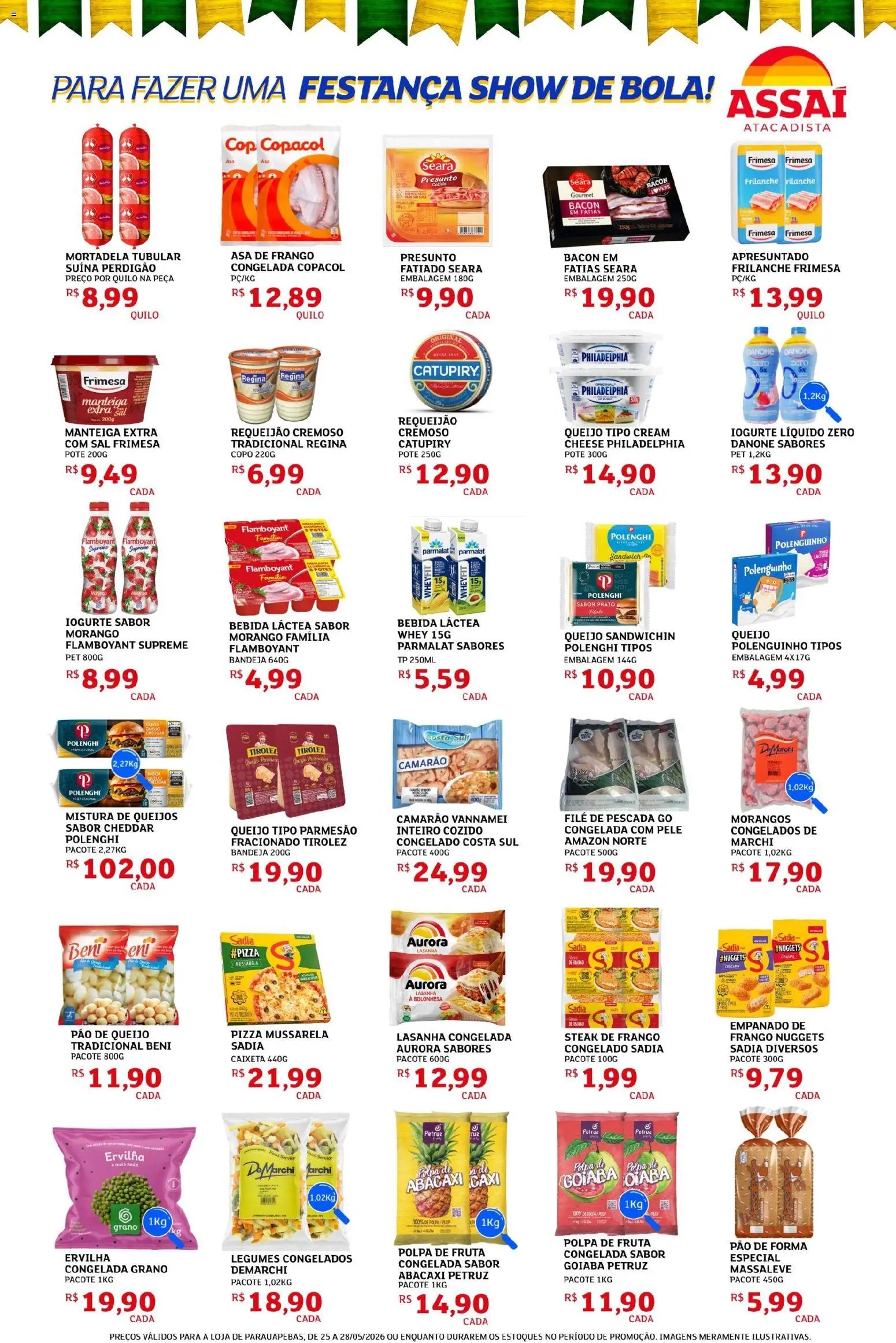 Assaí Atacadista folheto a partir de 25/05/2026 Assaí Atacadista ofertas - PA (2026-05-25 - 2026-05-28)