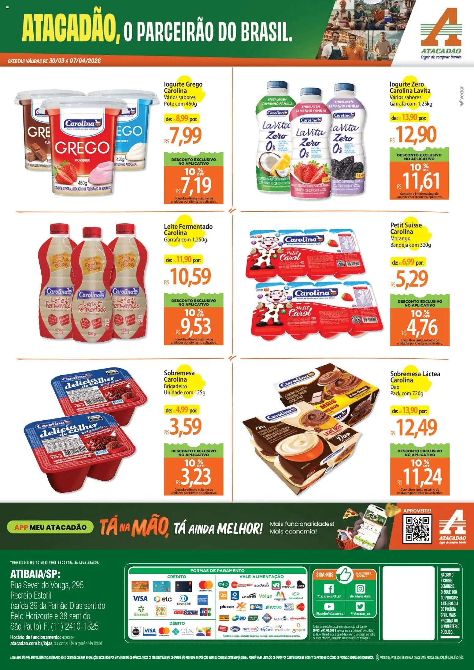 Atacadão folheto a partir de 30/03/2026 Atacadão ofertas - SP (2026-03-30 - 2026-04-07)