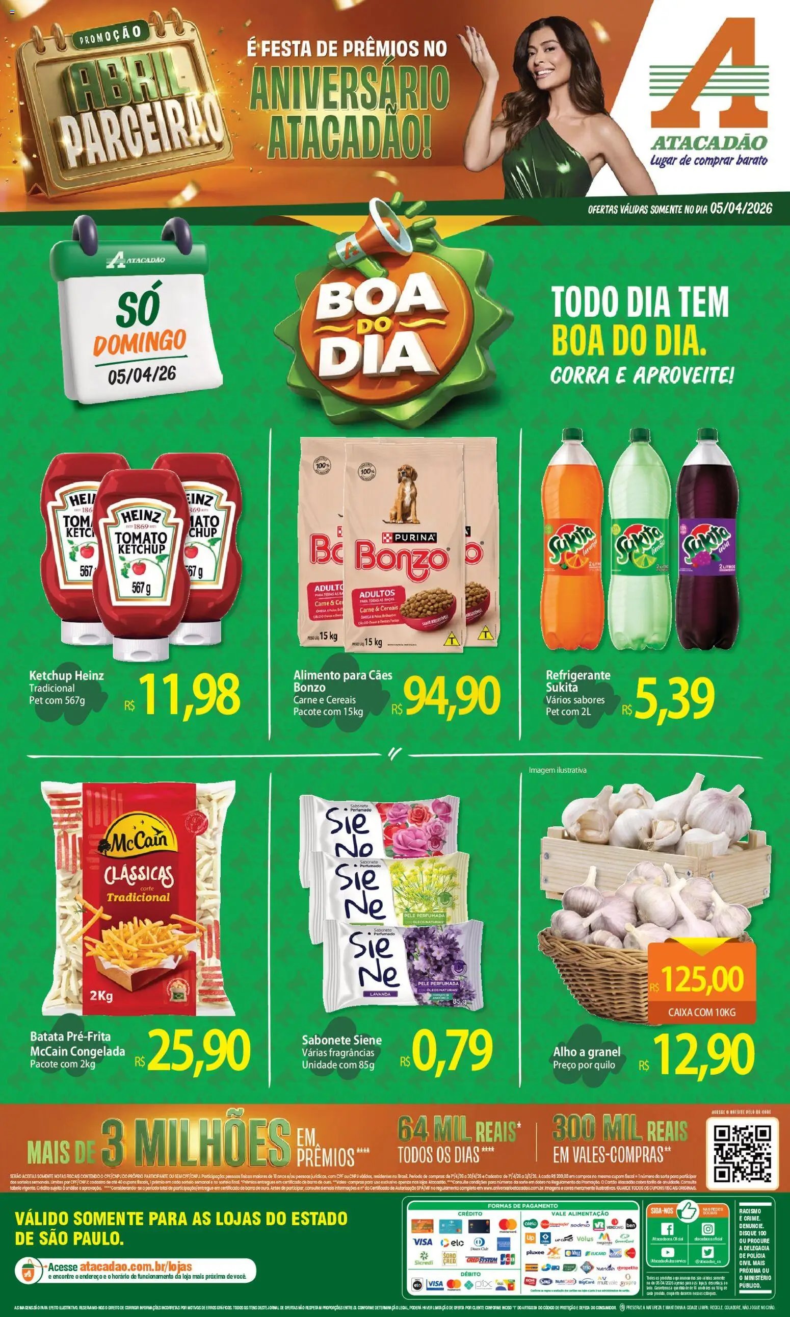 Atacadão folheto a partir de 05/04/2026 Atacadão ofertas - SP (2026-04-05 - 2026-04-05)