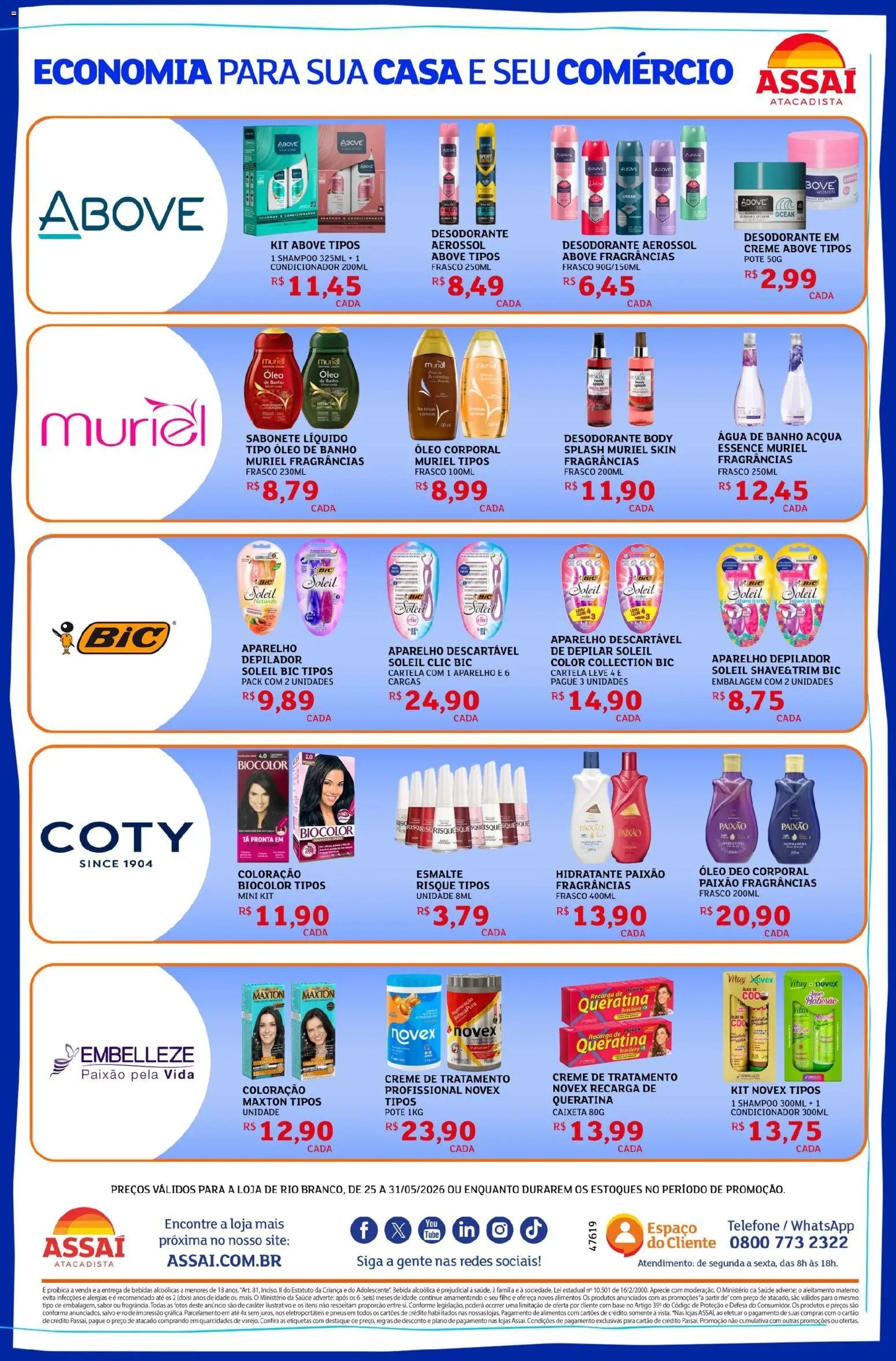 Assaí Atacadista folheto a partir de 25/05/2026 Assaí Atacadista ofertas - AC (2026-05-25 - 2026-05-31)
