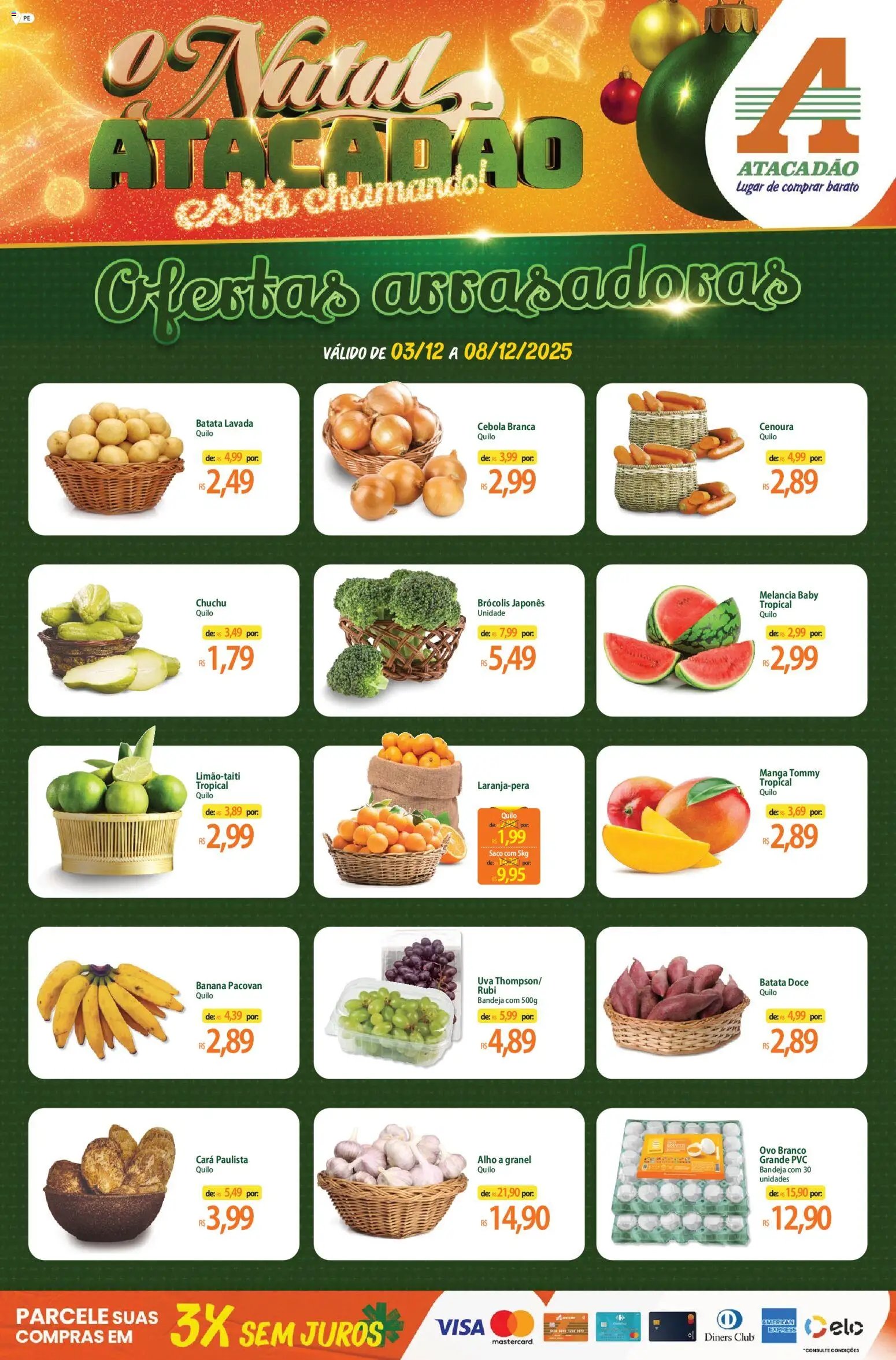 Atacadão folheto a partir de 03/12/2025 Ofertas - PE (2025-12-03 - 2025-12-08)