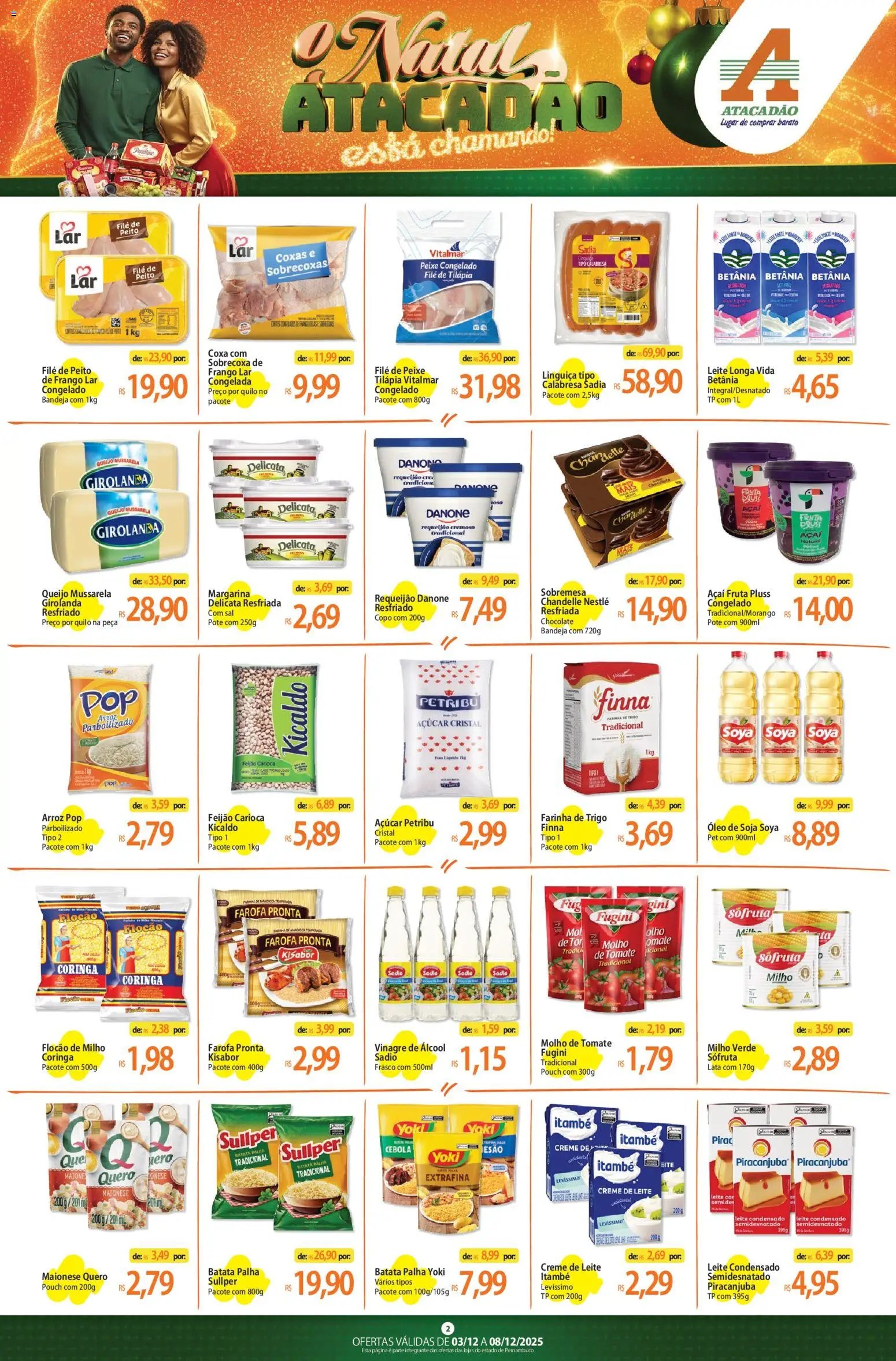 Atacadão folheto a partir de 03/12/2025 Ofertas - PE (2025-12-03 - 2025-12-08)