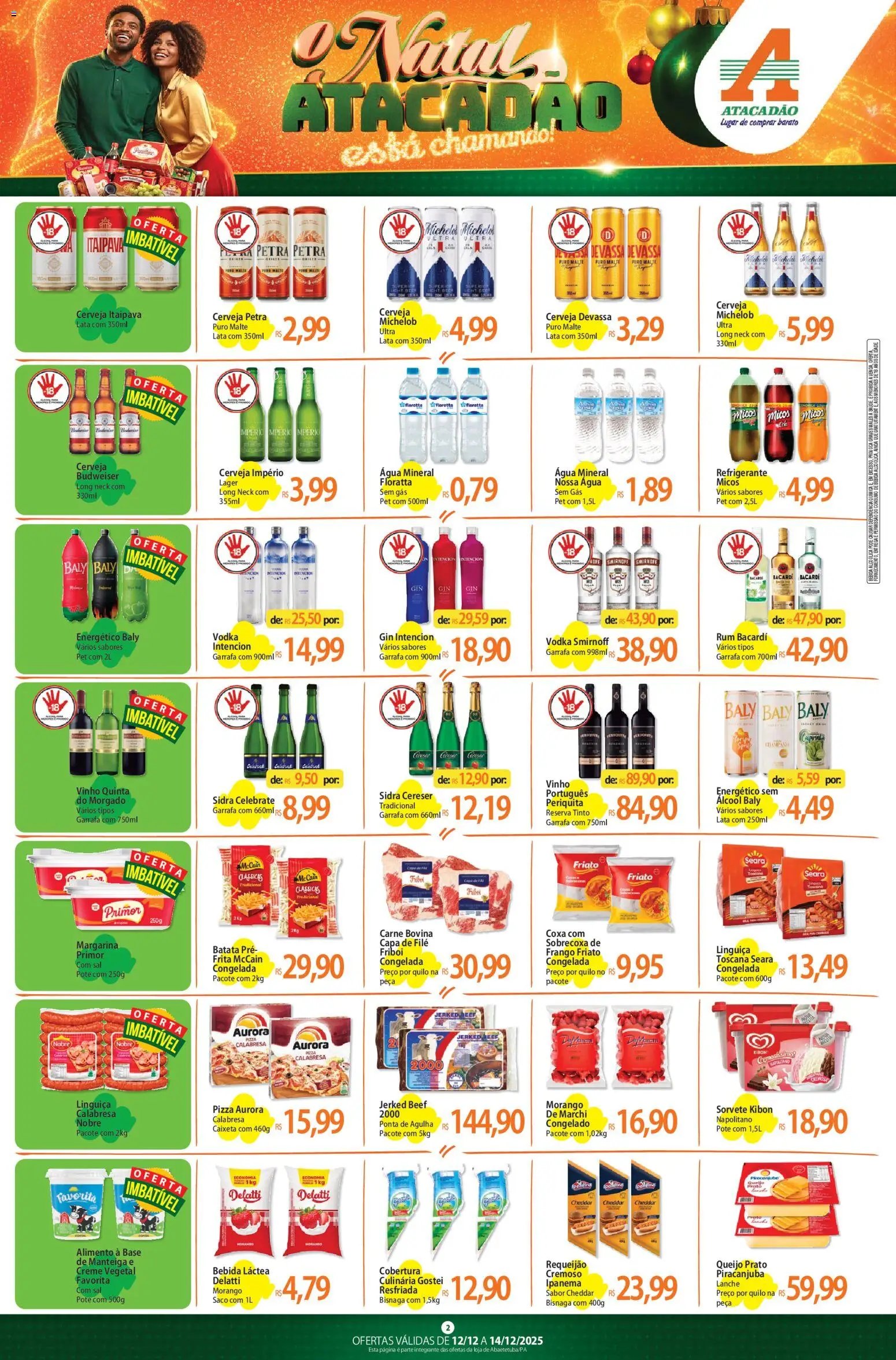 Atacadão folheto a partir de 12/12/2025 Ofertas - PA (2025-12-12 - 2025-12-14)