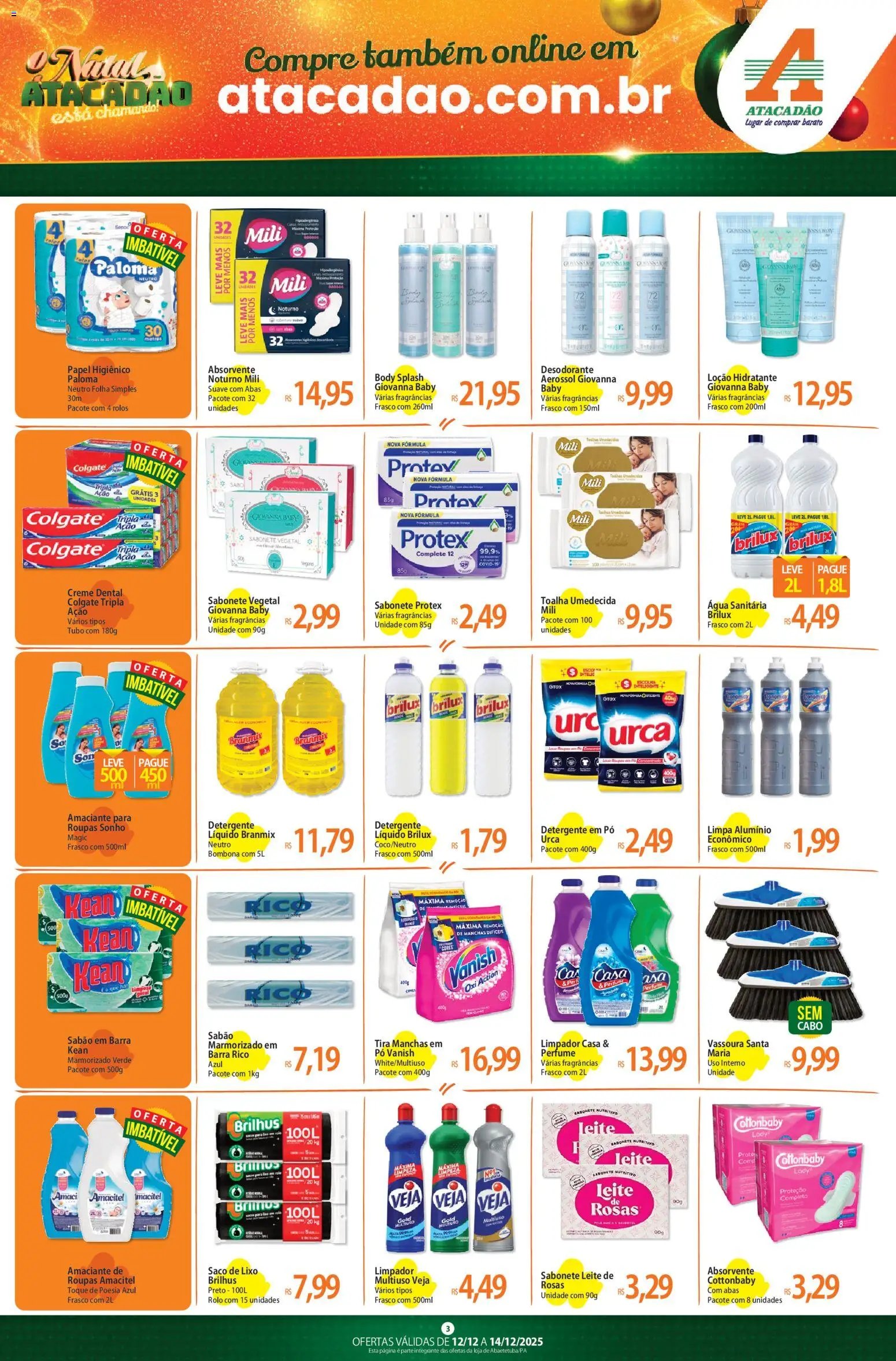 Atacadão folheto a partir de 12/12/2025 Ofertas - PA (2025-12-12 - 2025-12-14)