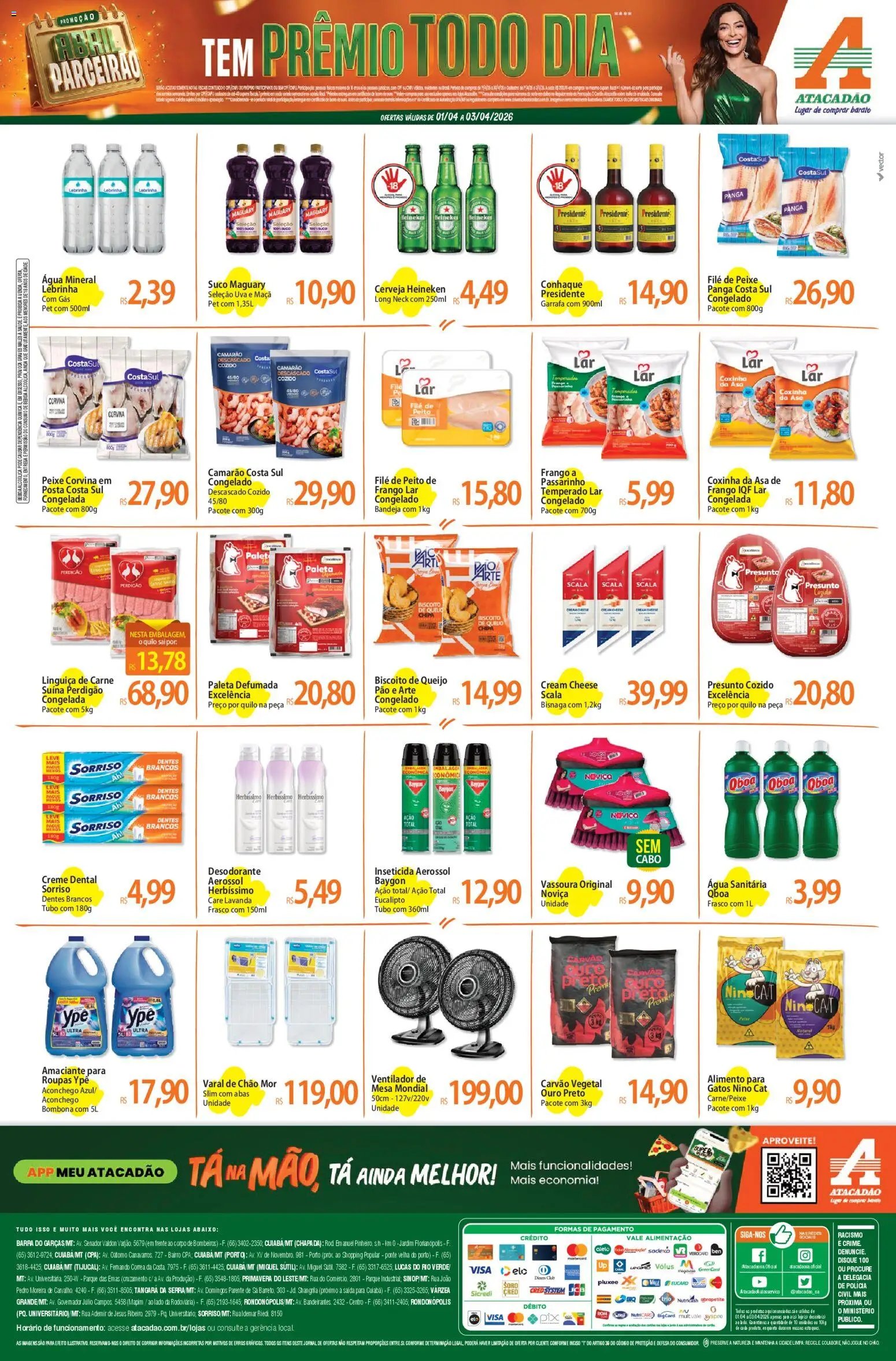 Atacadão folheto a partir de 01/04/2026 Atacadão ofertas - MT (2026-04-01 - 2026-04-03)
