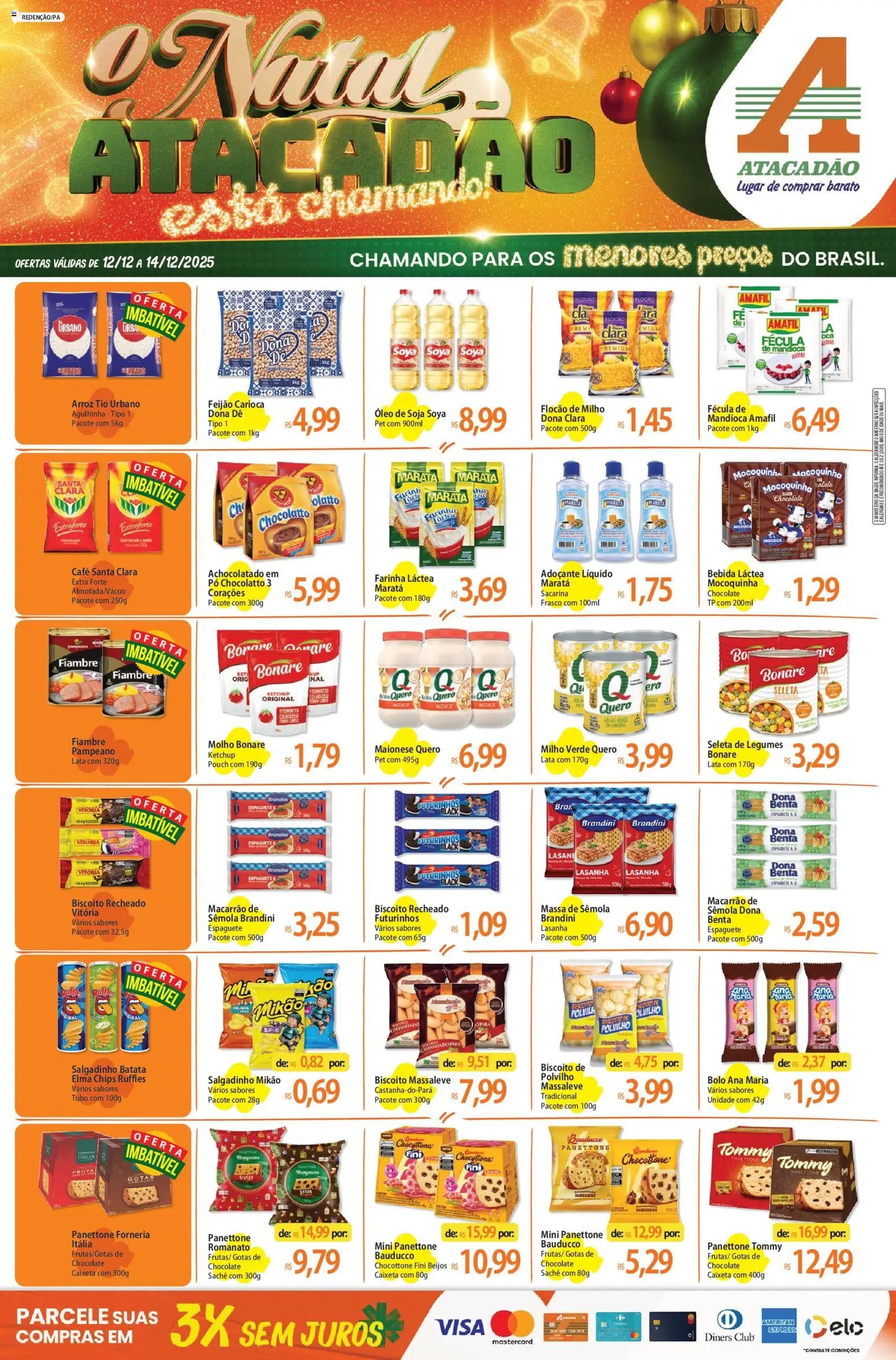 Atacadão folheto a partir de 12/12/2025 Ofertas - PA (2025-12-12 - 2025-12-14)