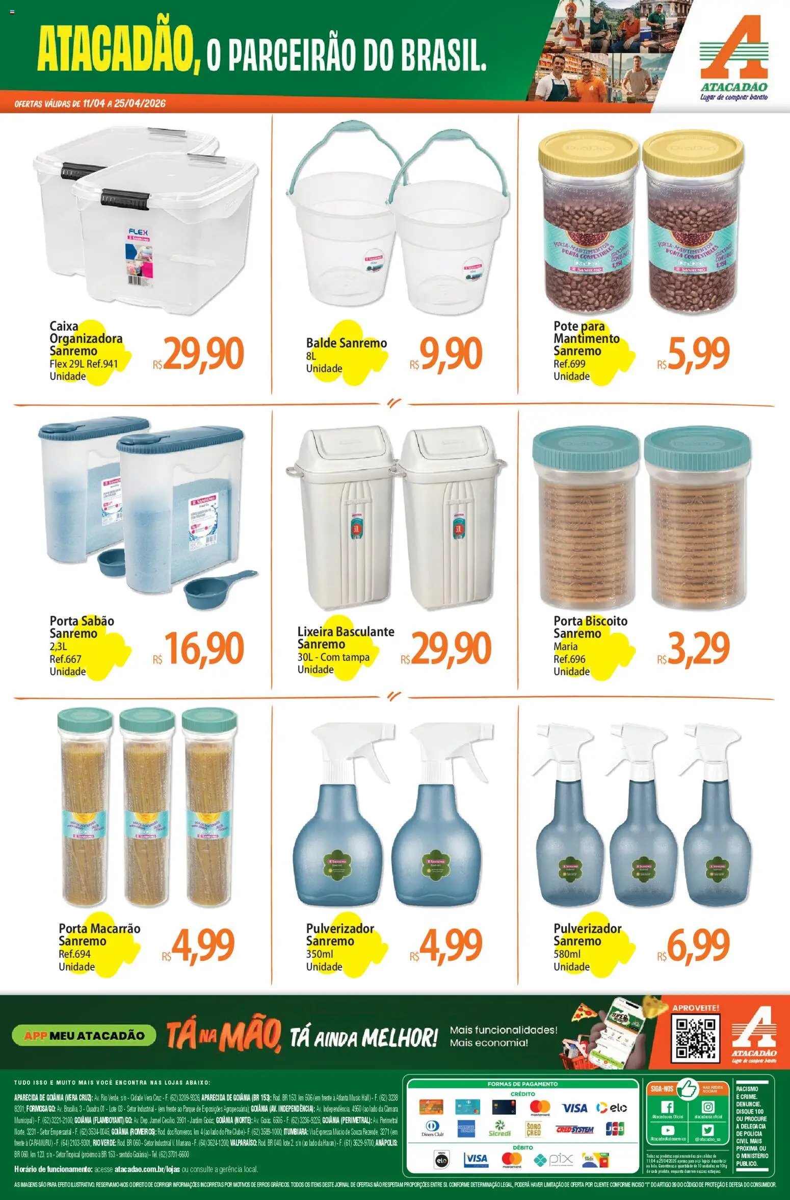 Atacadão folheto a partir de 11/04/2026 Atacadão ofertas - GO (2026-04-11 - 2026-04-25)