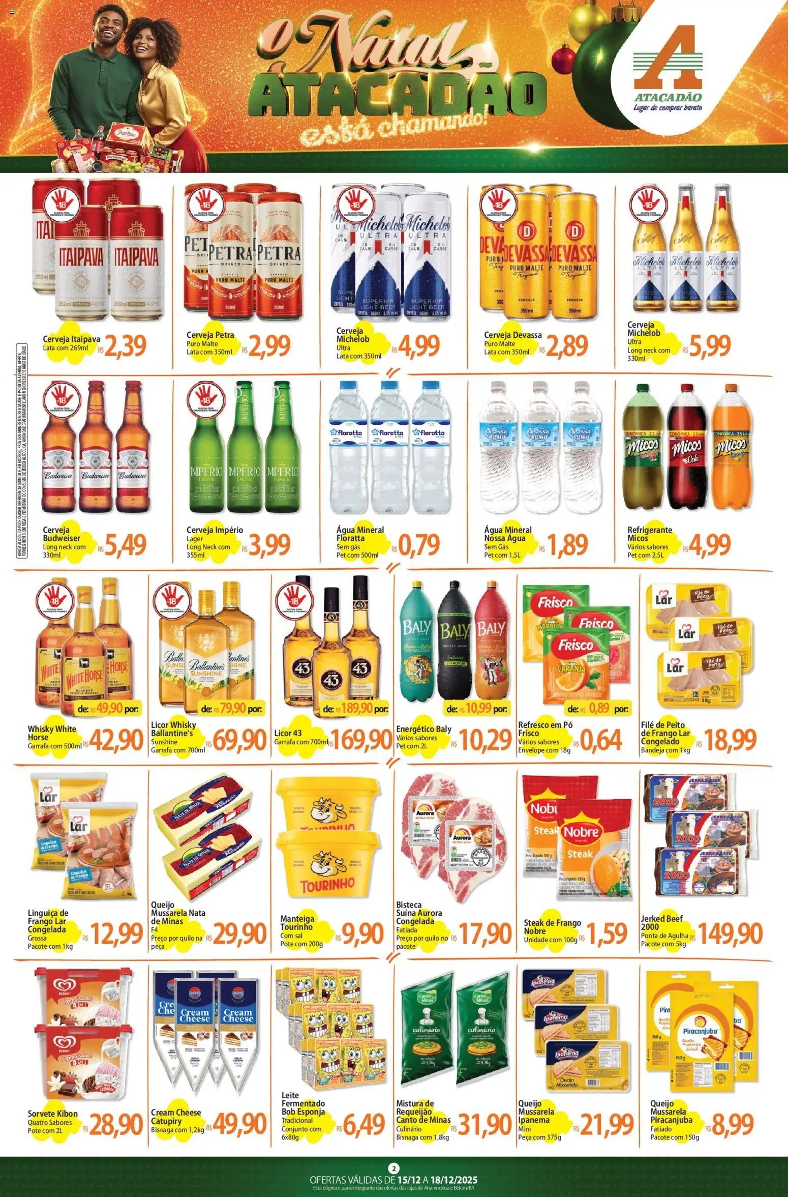 Atacadão folheto a partir de 15/12/2025 Ofertas - PA (2025-12-15 - 2025-12-18)