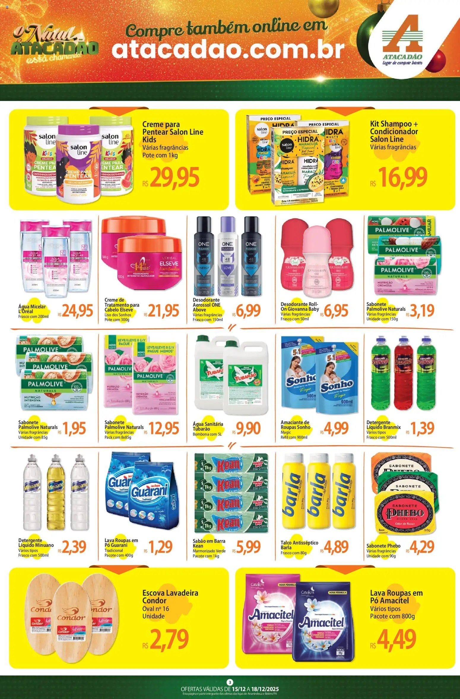 Atacadão folheto a partir de 15/12/2025 Ofertas - PA (2025-12-15 - 2025-12-18)