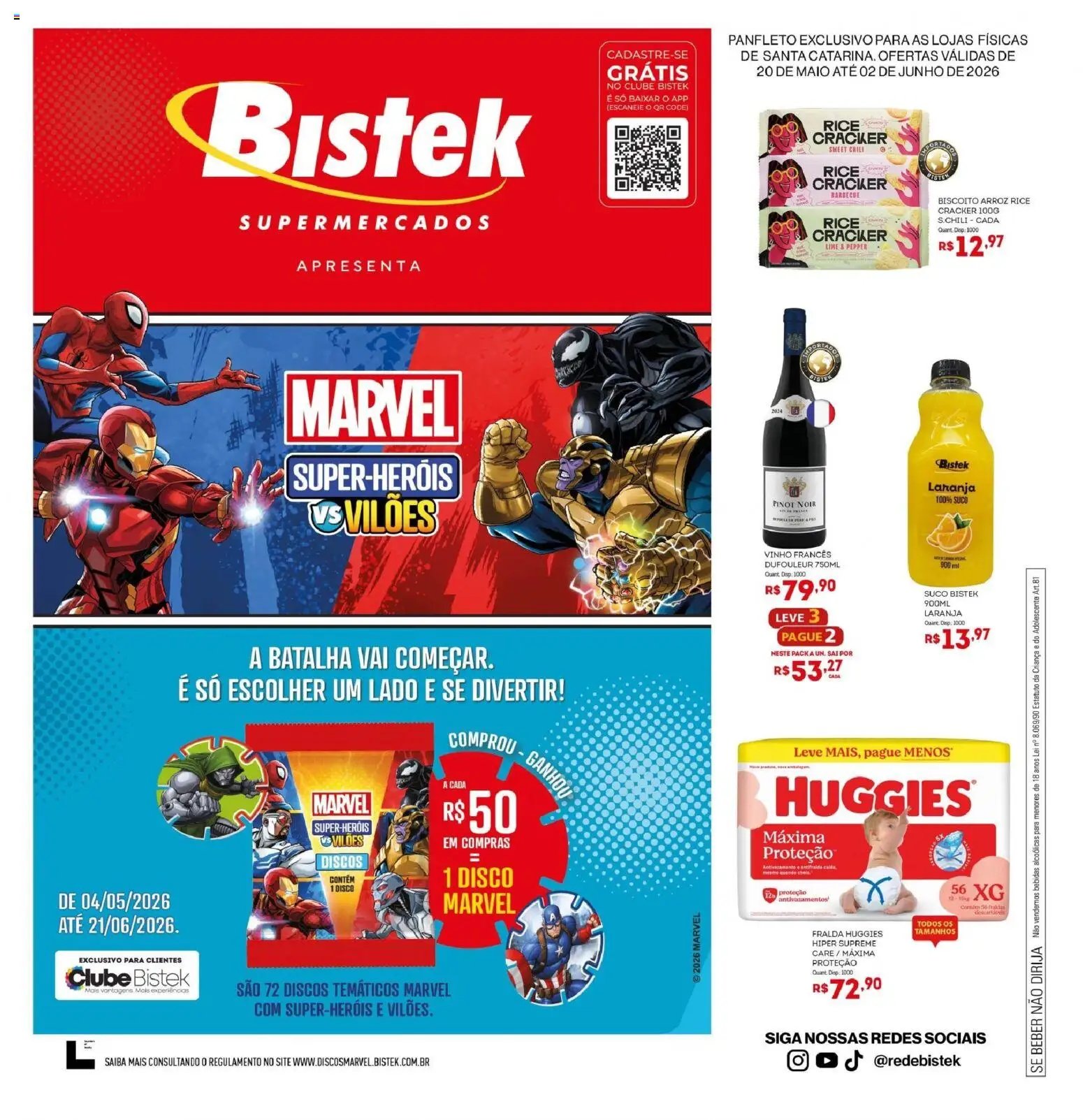Bistek Supermercados folheto a partir de 20/05/2026 Bistek Supermercados ofertas Quinzenal (2026-05-20 - 2026-06-02)