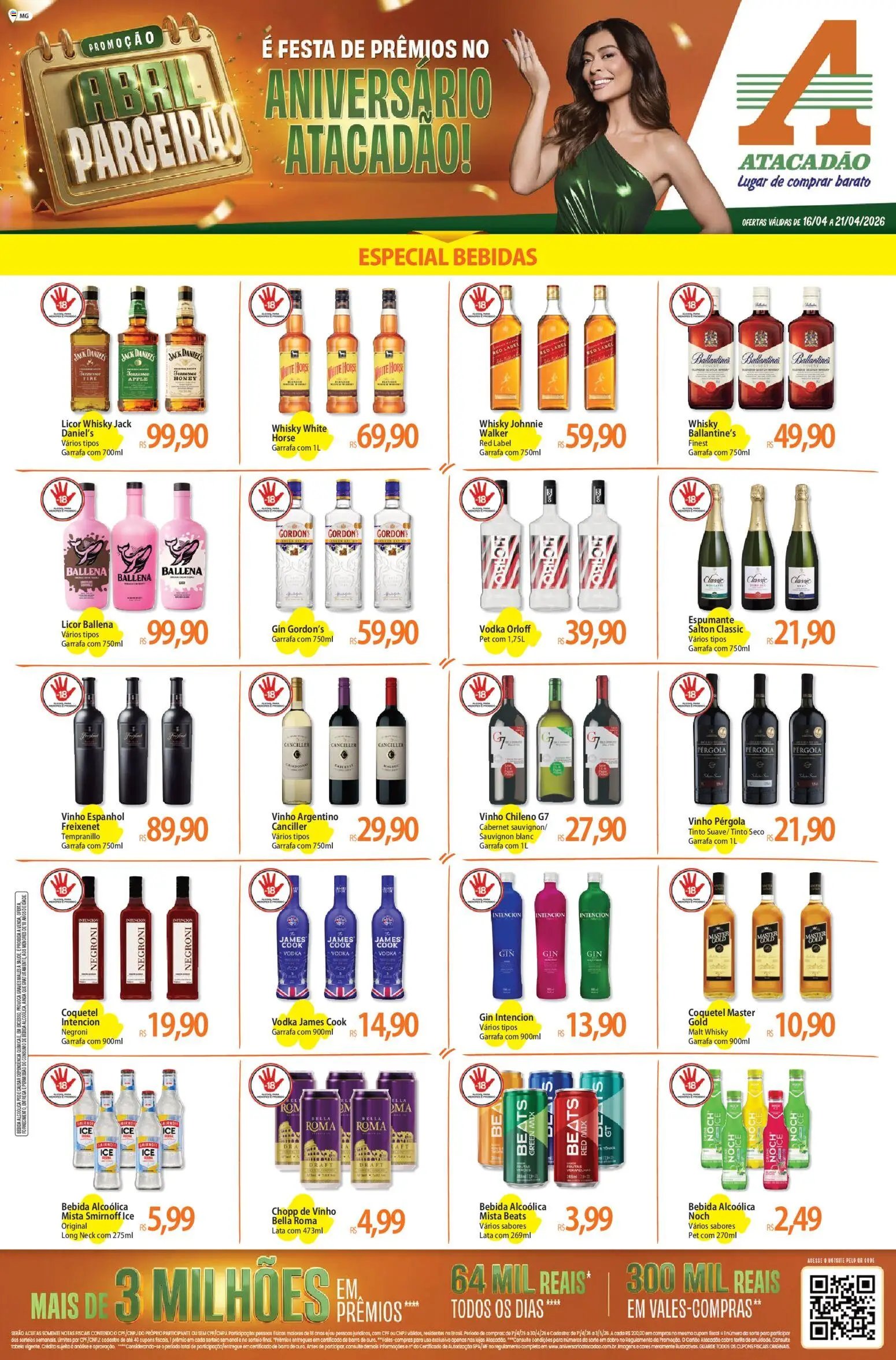Atacadão folheto a partir de 16/04/2026 Atacadão ofertas - MG (2026-04-16 - 2026-04-21)