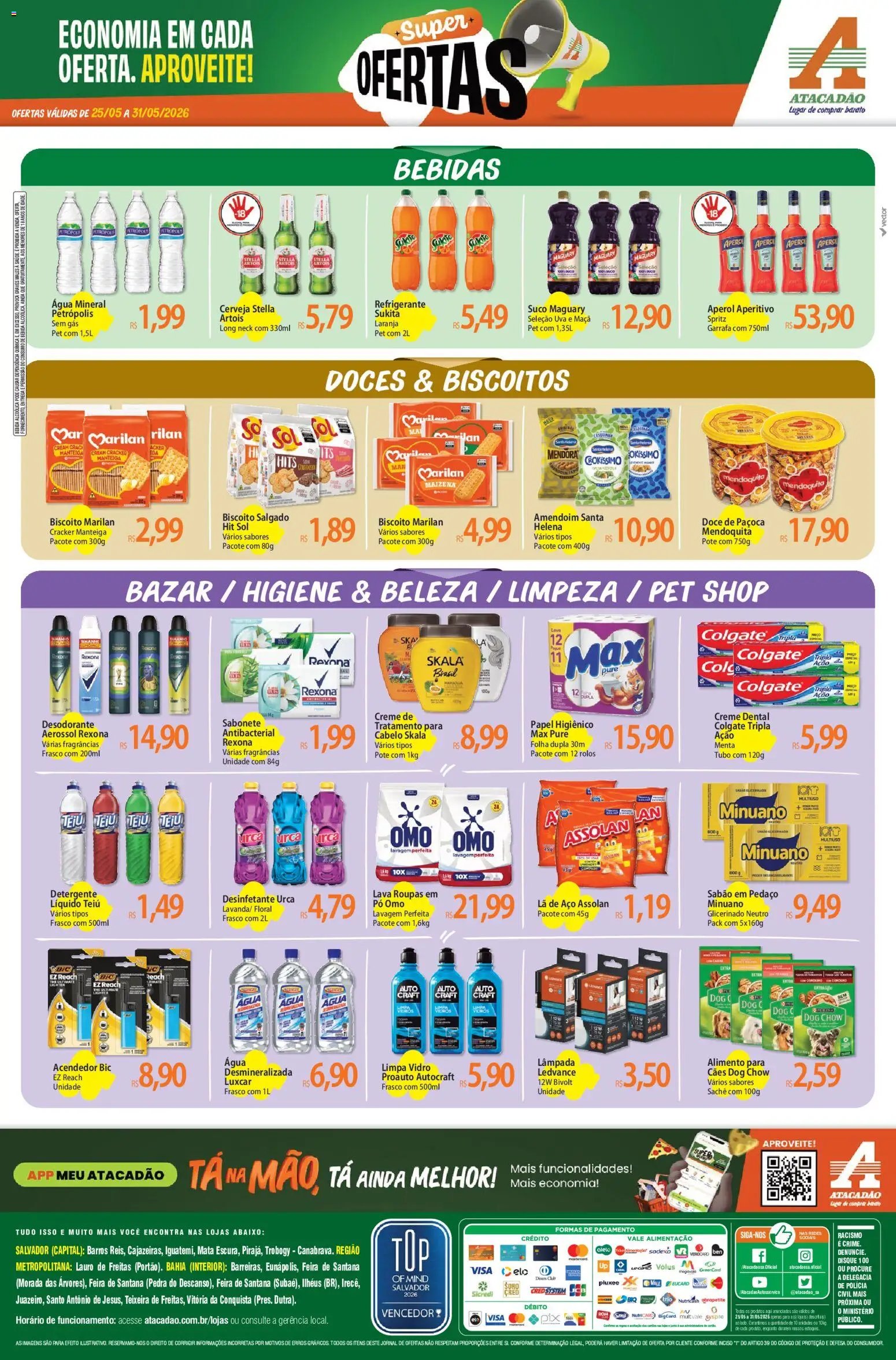Atacadão folheto a partir de 25/05/2026 Atacadão ofertas - BA (2026-05-25 - 2026-05-31)
