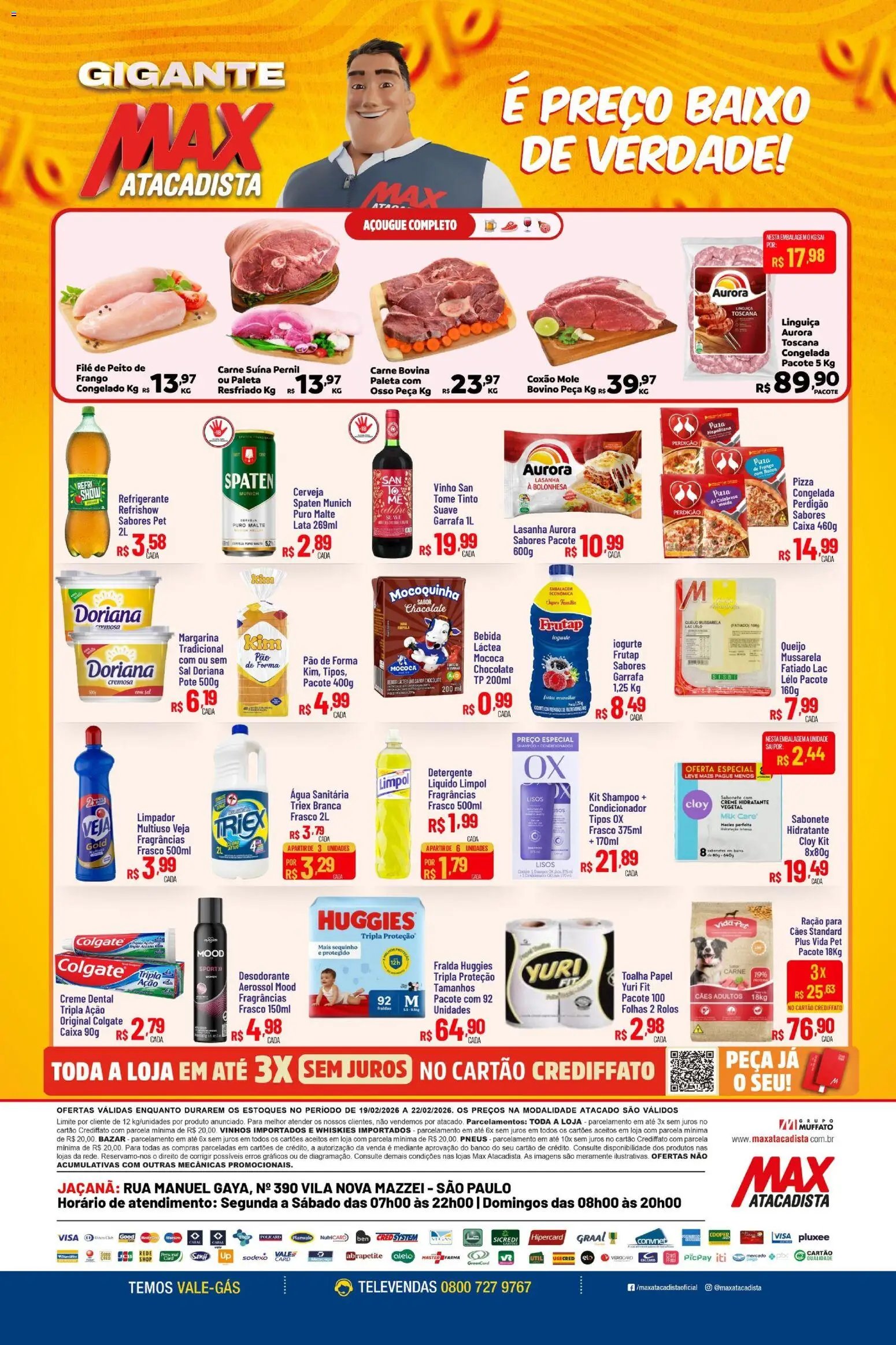 Max Atacadista folheto a partir de 19/07/2026 Ofertas Fim de semana (2026-07-19 - 2026-07-22)
