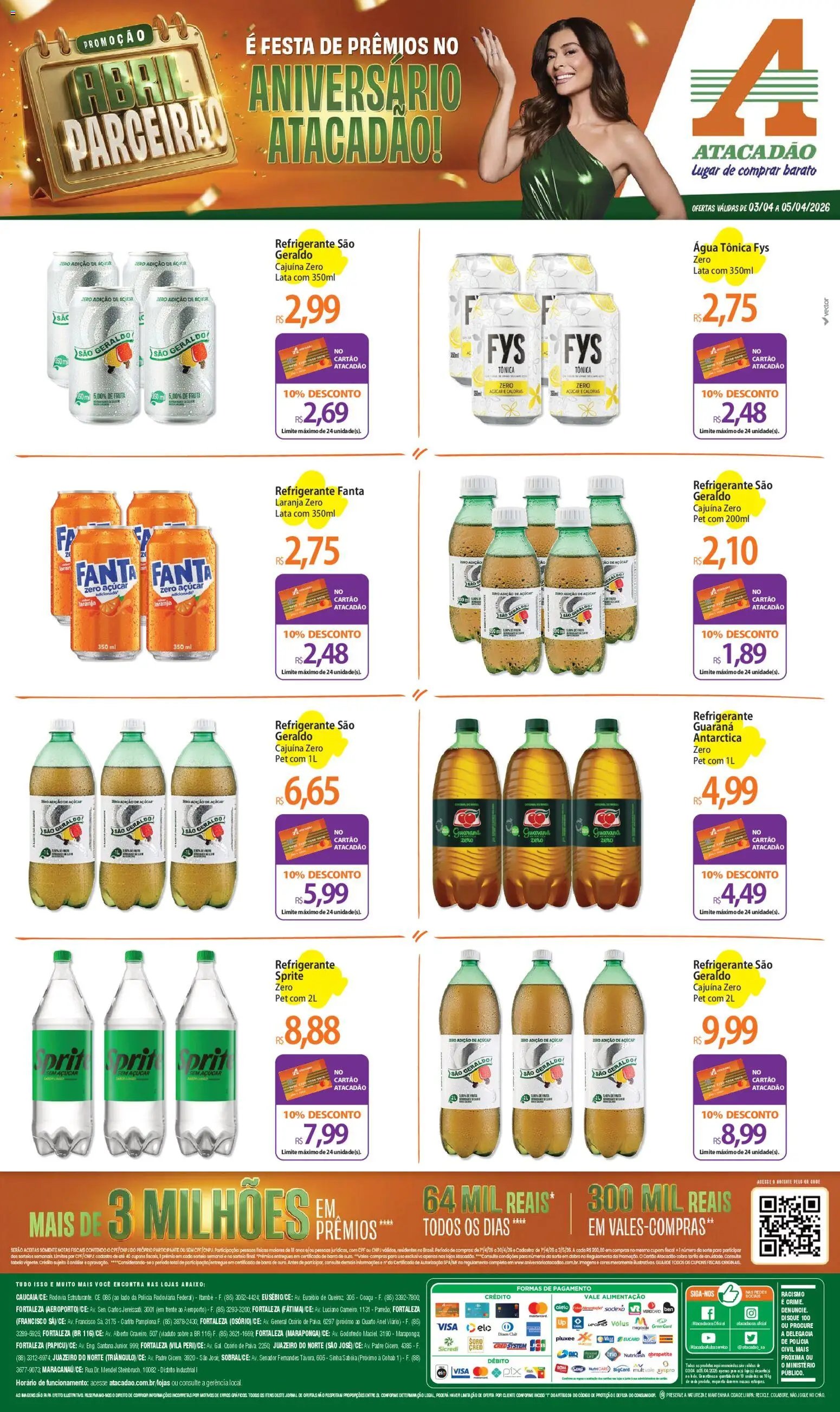 Atacadão folheto a partir de 03/04/2026 Atacadão ofertas - CE (2026-04-03 - 2026-04-05)