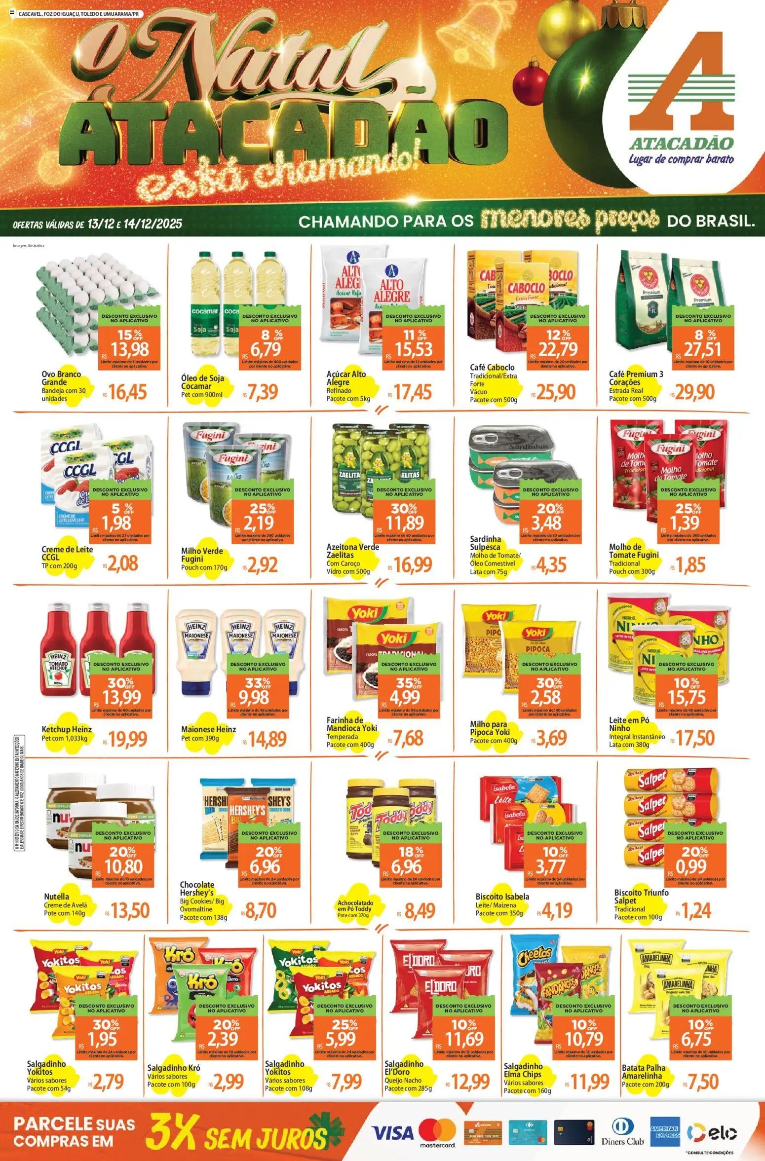 Atacadão folheto a partir de 13/12/2025 Ofertas - PR (2025-12-13 - 2025-12-14)