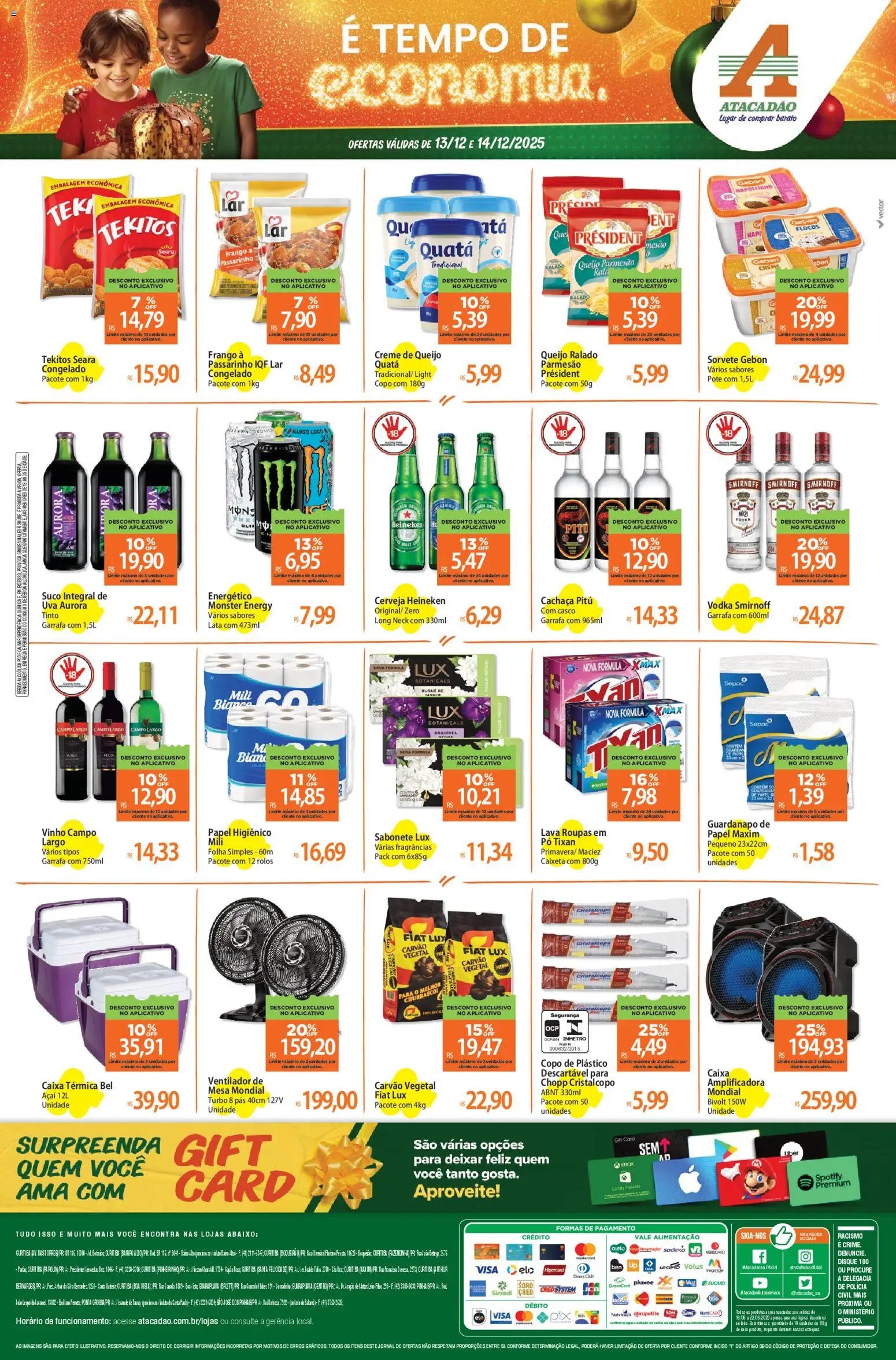 Atacadão folheto a partir de 13/12/2025 Ofertas - PR (2025-12-13 - 2025-12-14)