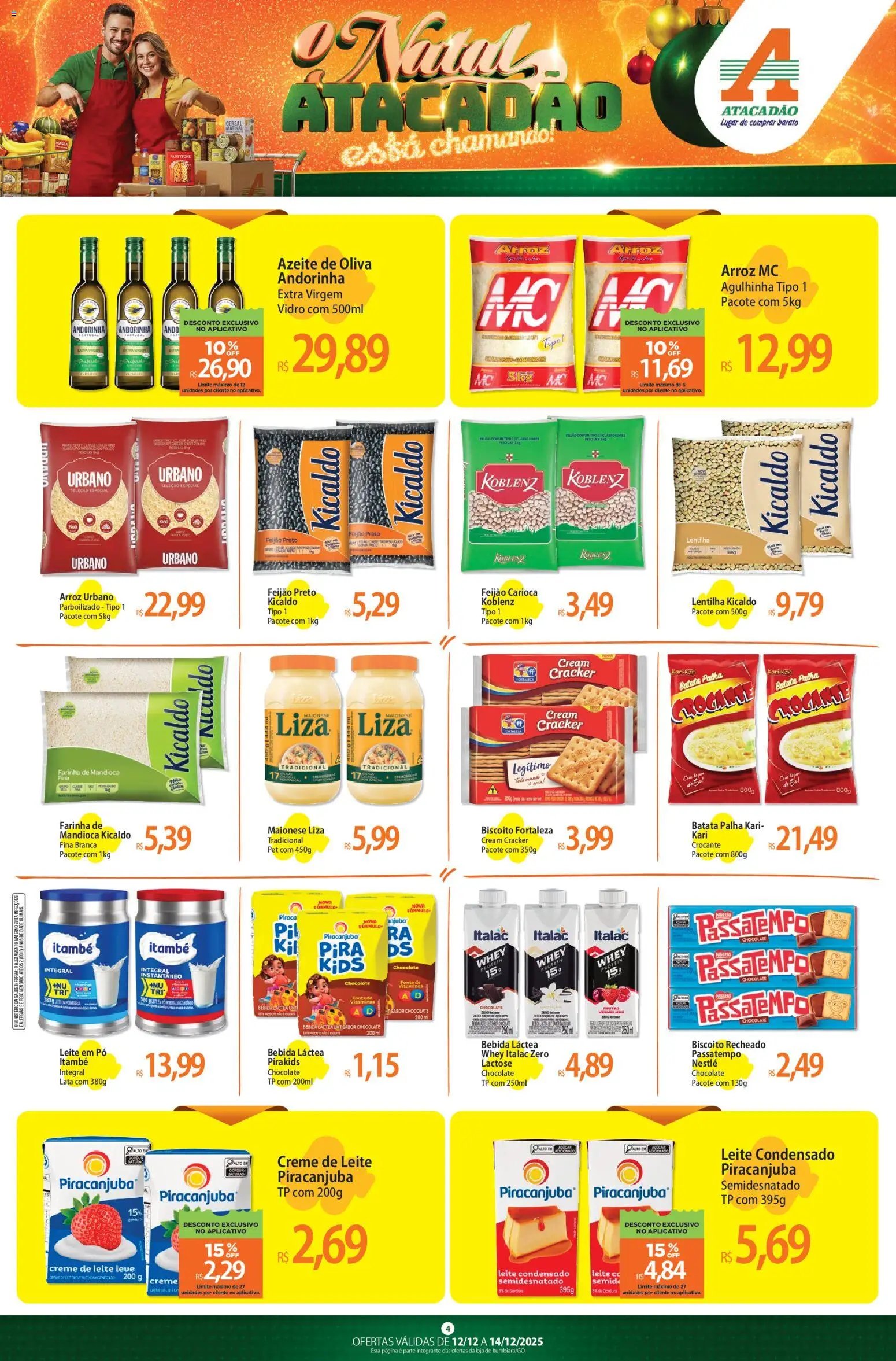 Atacadão folheto a partir de 12/12/2025 Ofertas - GO (2025-12-12 - 2025-12-14)
