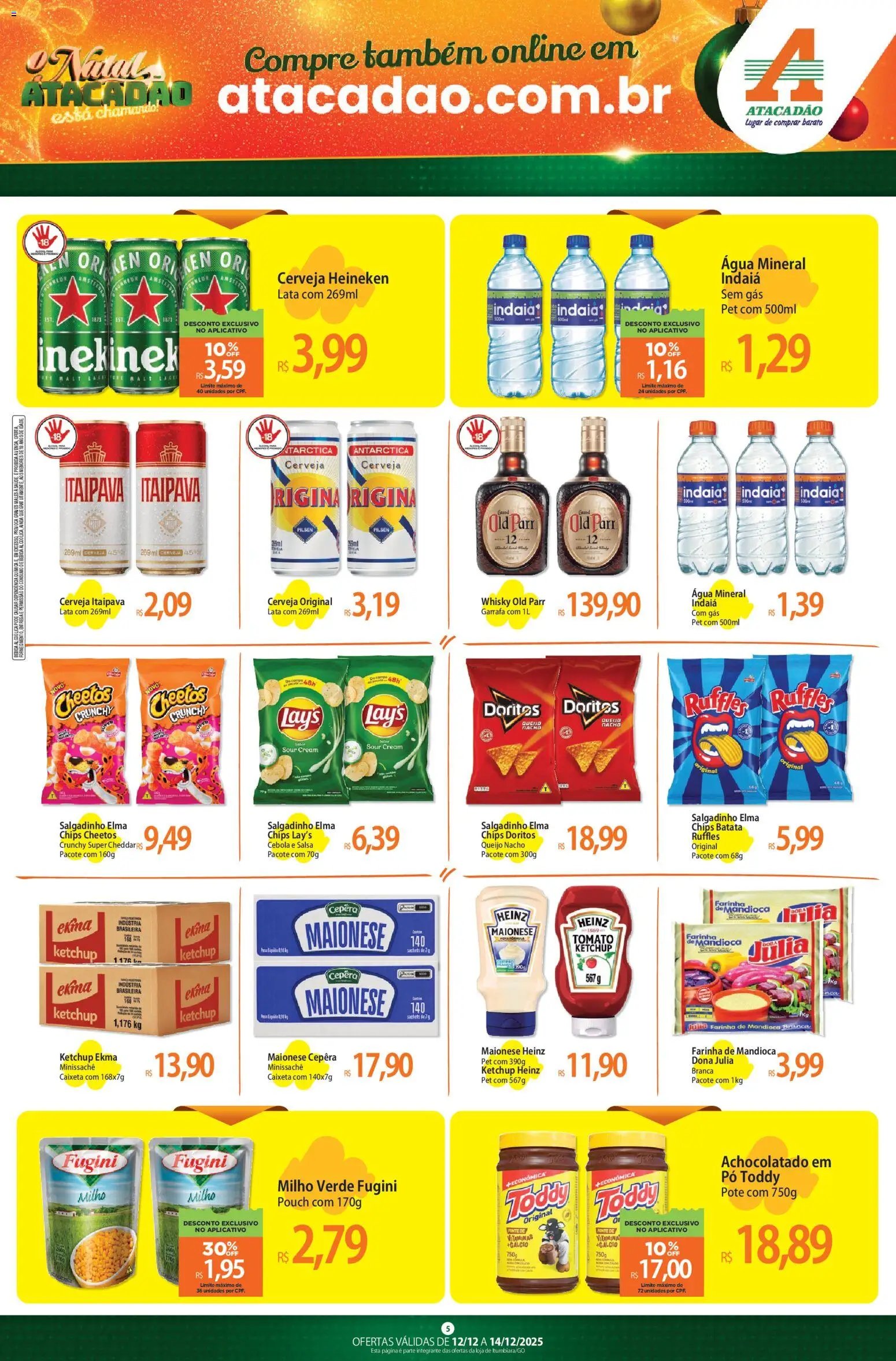 Atacadão folheto a partir de 12/12/2025 Ofertas - GO (2025-12-12 - 2025-12-14)
