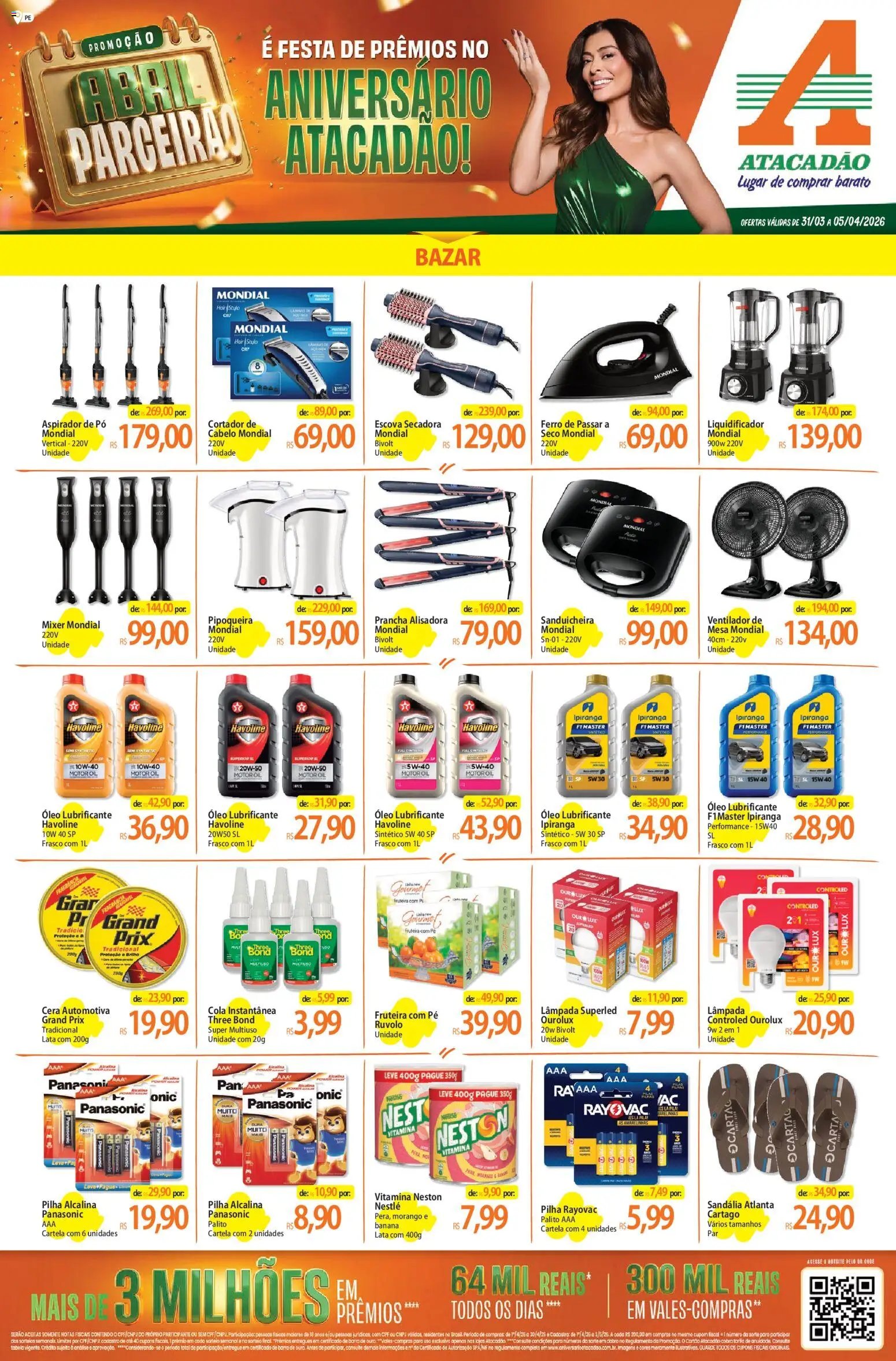 Atacadão folheto a partir de 31/03/2026 Atacadão ofertas - PE (2026-03-31 - 2026-04-05)