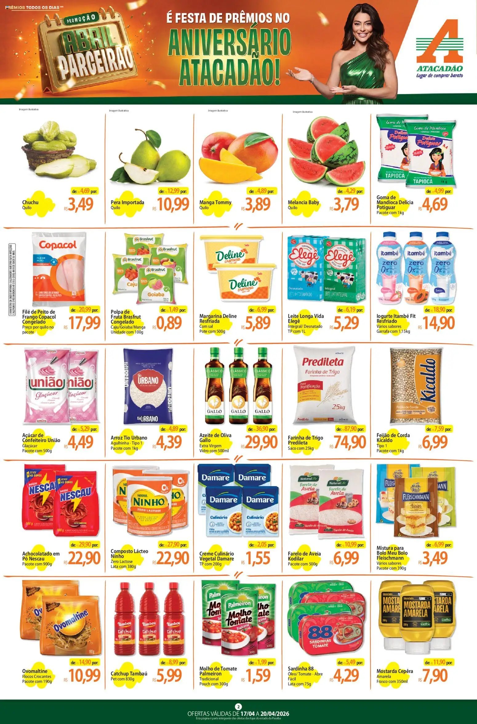 Atacadão folheto a partir de 17/04/2026 Atacadão ofertas - PB (2026-04-17 - 2026-04-20)