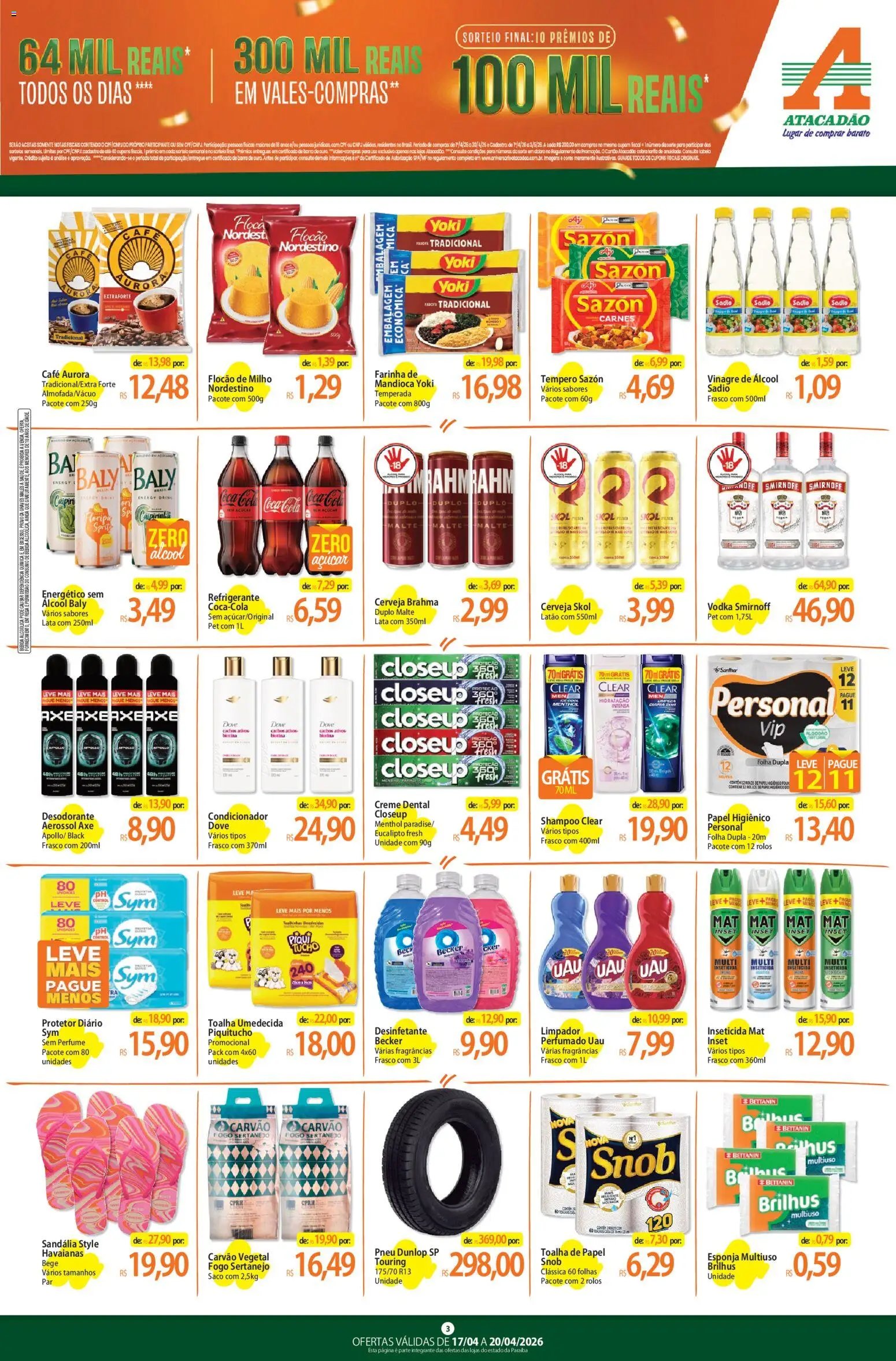 Atacadão folheto a partir de 17/04/2026 Atacadão ofertas - PB (2026-04-17 - 2026-04-20)