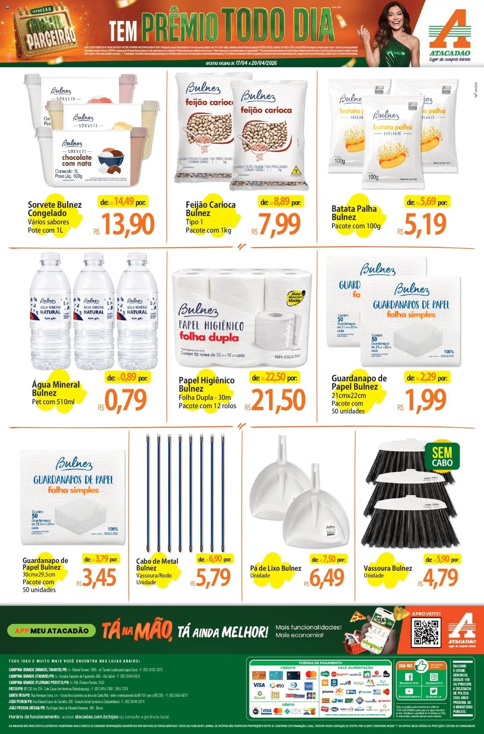Atacadão folheto a partir de 17/04/2026 Atacadão ofertas - PB (2026-04-17 - 2026-04-20)