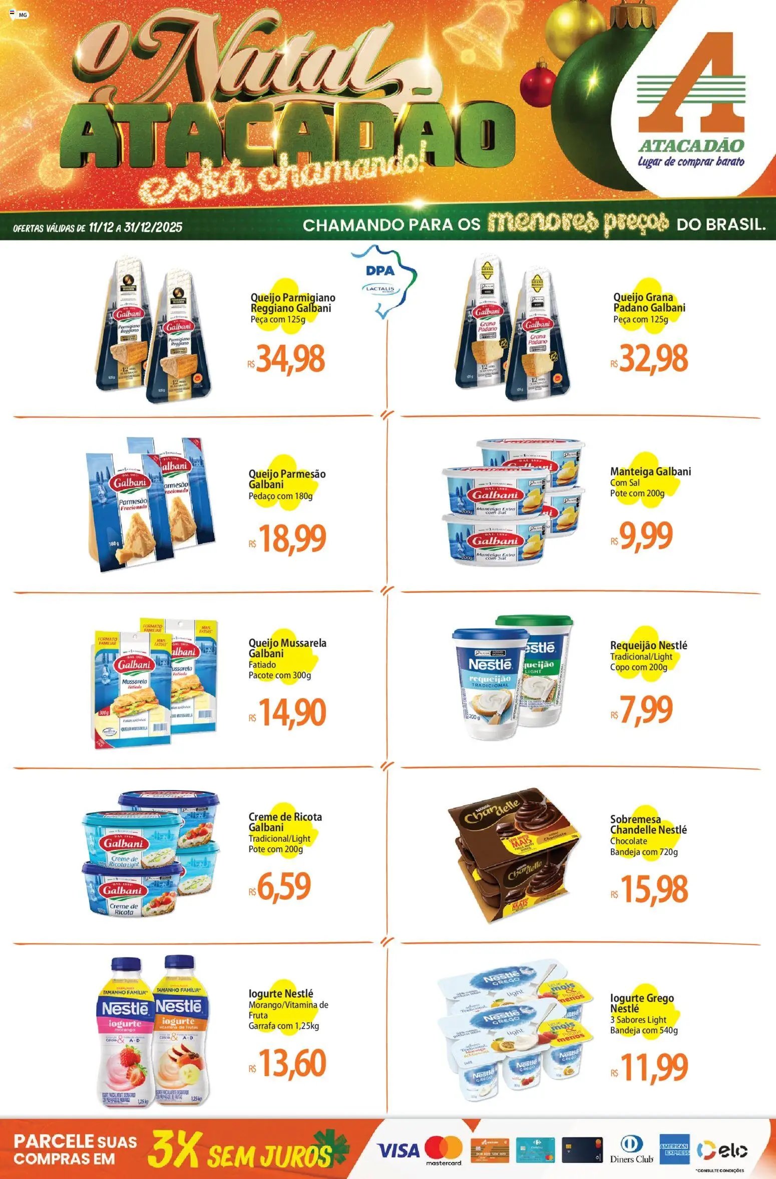 Atacadão folheto a partir de 11/12/2025 Ofertas - MG (2025-12-11 - 2025-12-31)