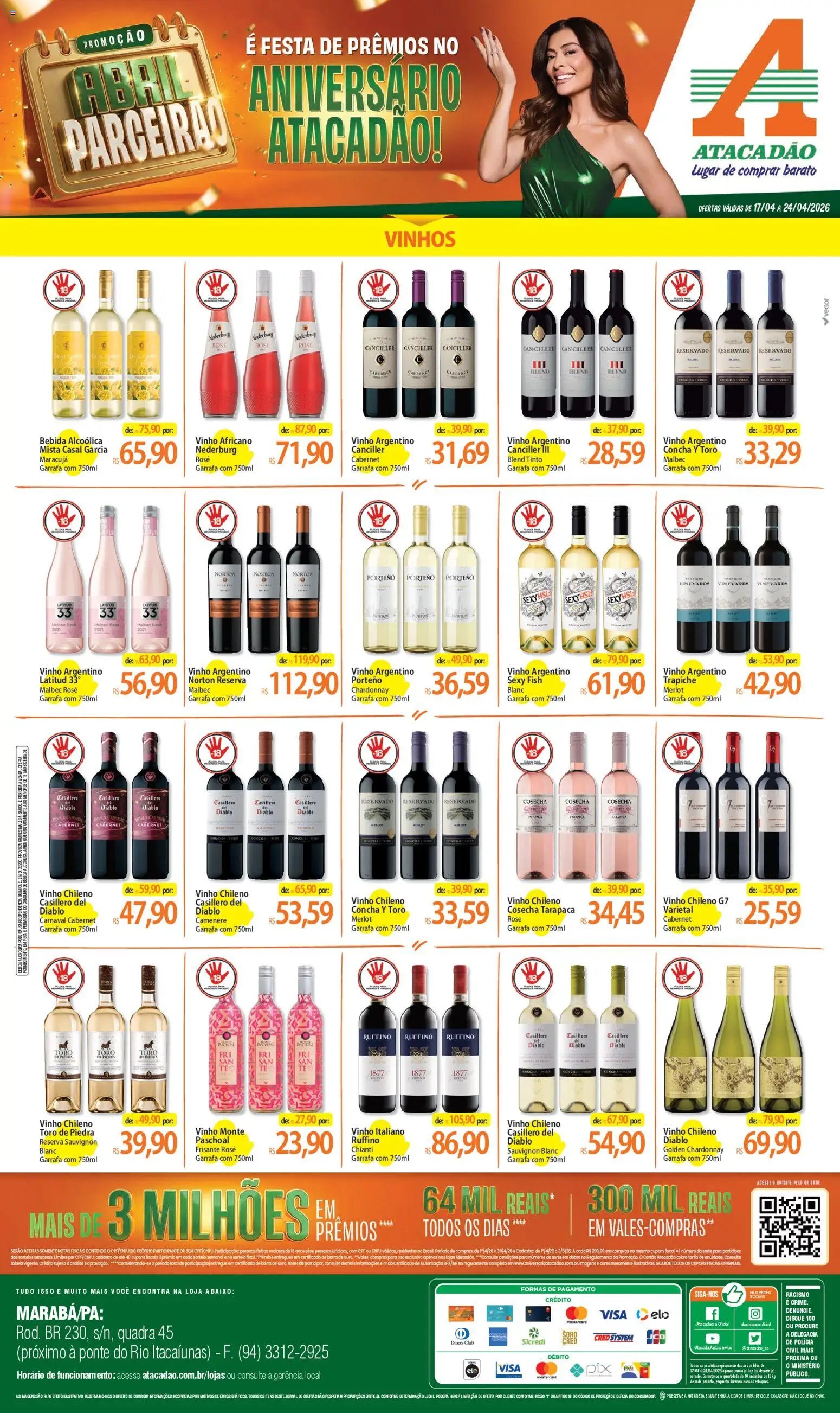 Atacadão folheto a partir de 17/04/2026 Atacadão ofertas - PA (2026-04-17 - 2026-04-24)