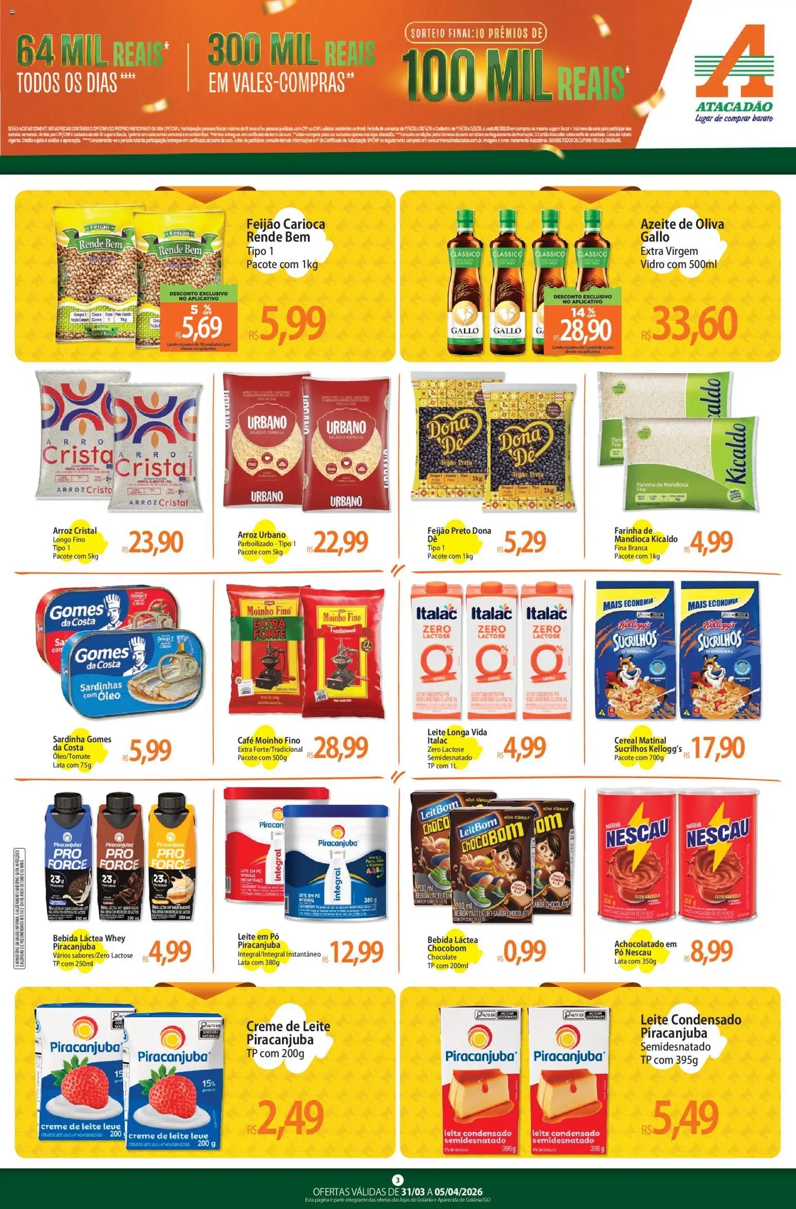 Atacadão folheto a partir de 31/03/2026 Atacadão ofertas - GO (2026-03-31 - 2026-04-05)
