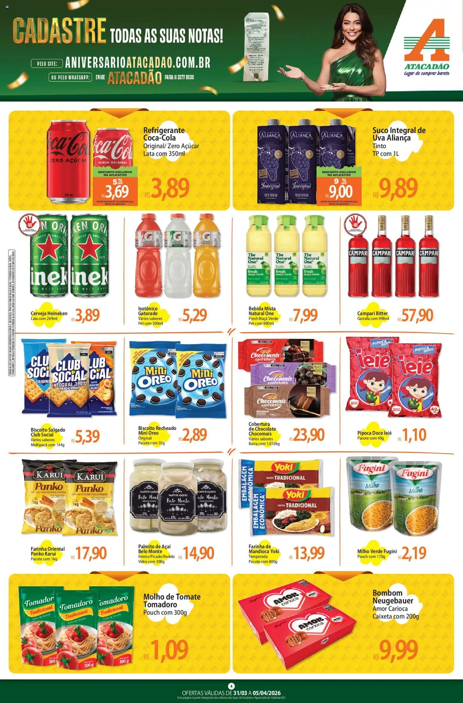 Atacadão folheto a partir de 31/03/2026 Atacadão ofertas - GO (2026-03-31 - 2026-04-05)