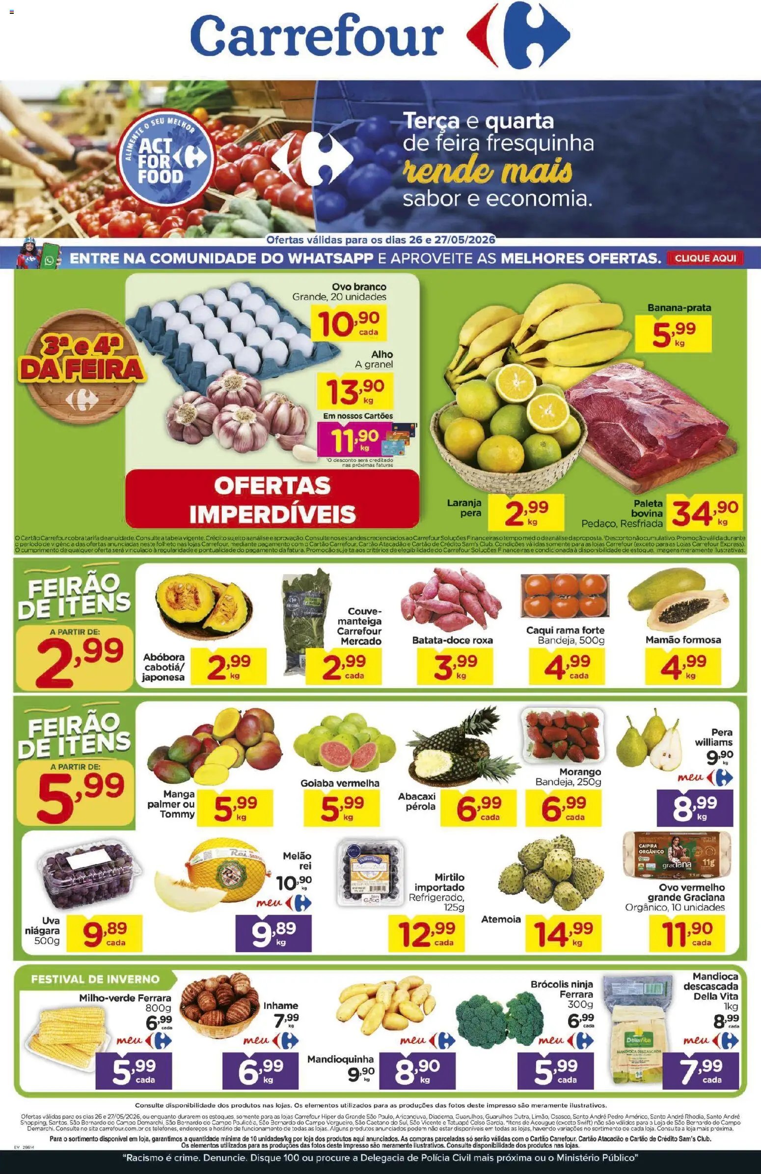 Carrefour folheto a partir de 26/05/2026 Carrefour ofertas Feira (2026-05-26 - 2026-05-27)