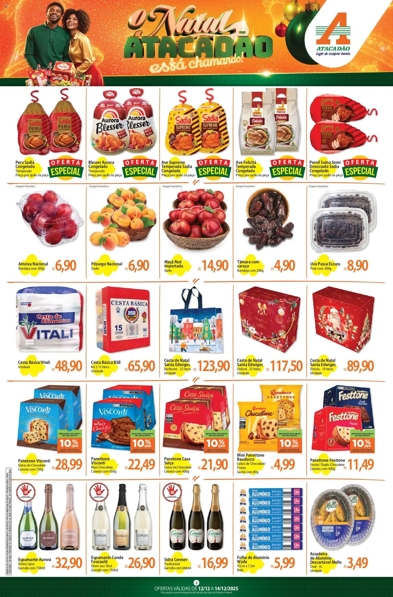 Atacadão folheto a partir de 12/12/2025 Ofertas - DF (2025-12-12 - 2025-12-14)