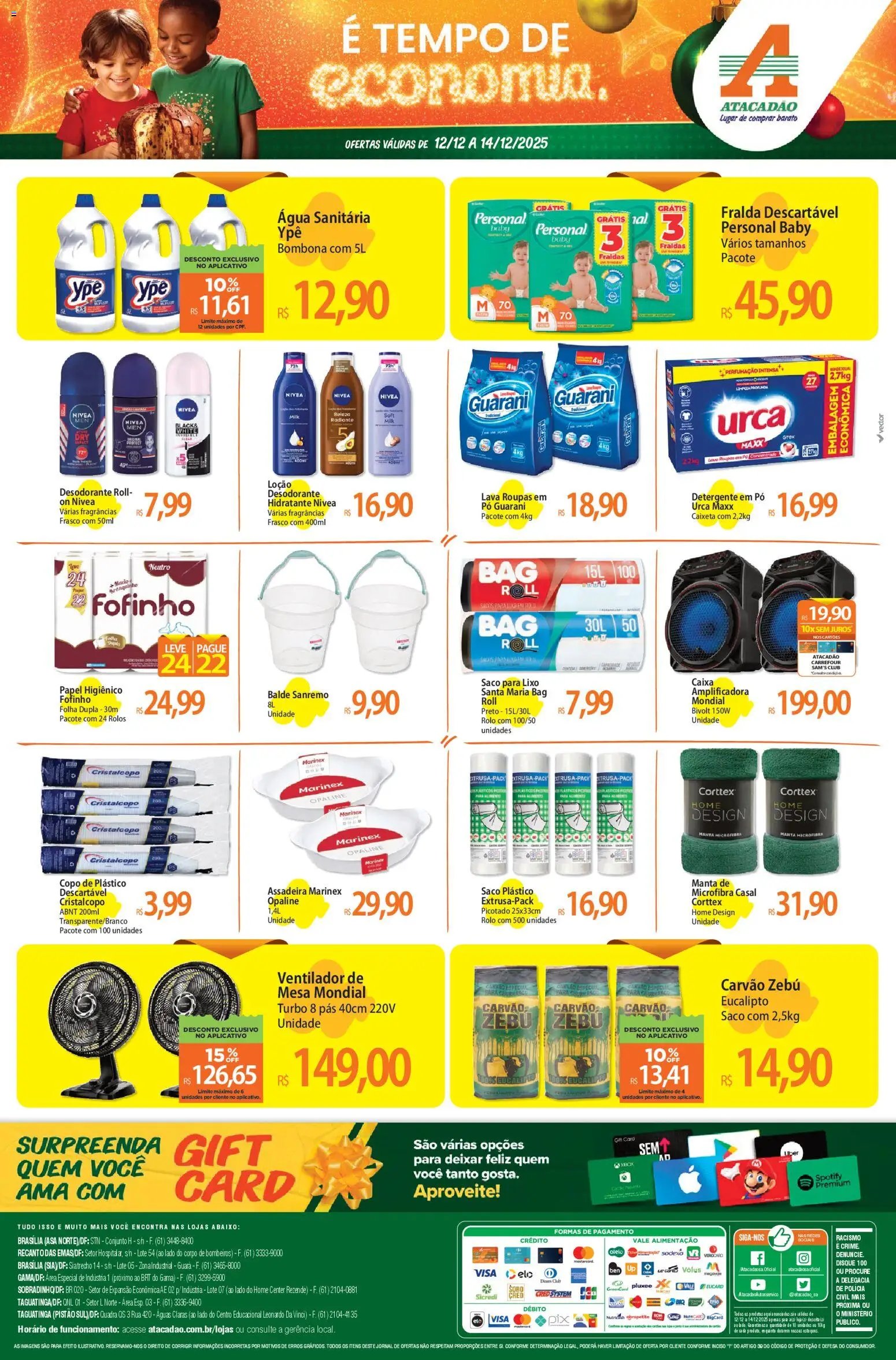 Atacadão folheto a partir de 12/12/2025 Ofertas - DF (2025-12-12 - 2025-12-14)